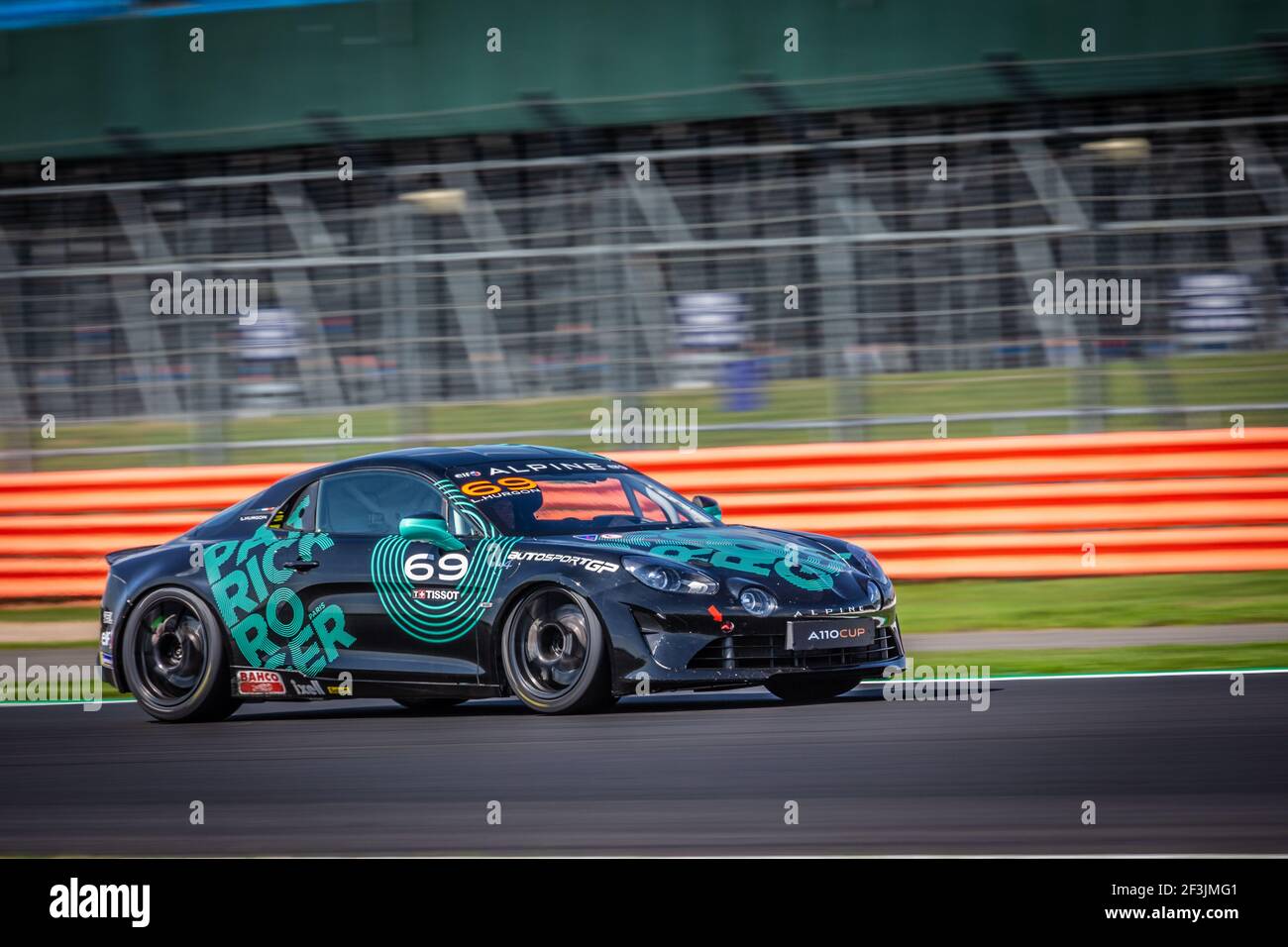 69 HURGON Laurent (FRA), AUTOSPORT GP-PATRICK ROGER, action lors de la coupe Alpine Europa 2018 à Silverstone, Grande-Bretagne, du 31 août au 2 septembre - photo Clément Luck / DPPI Banque D'Images