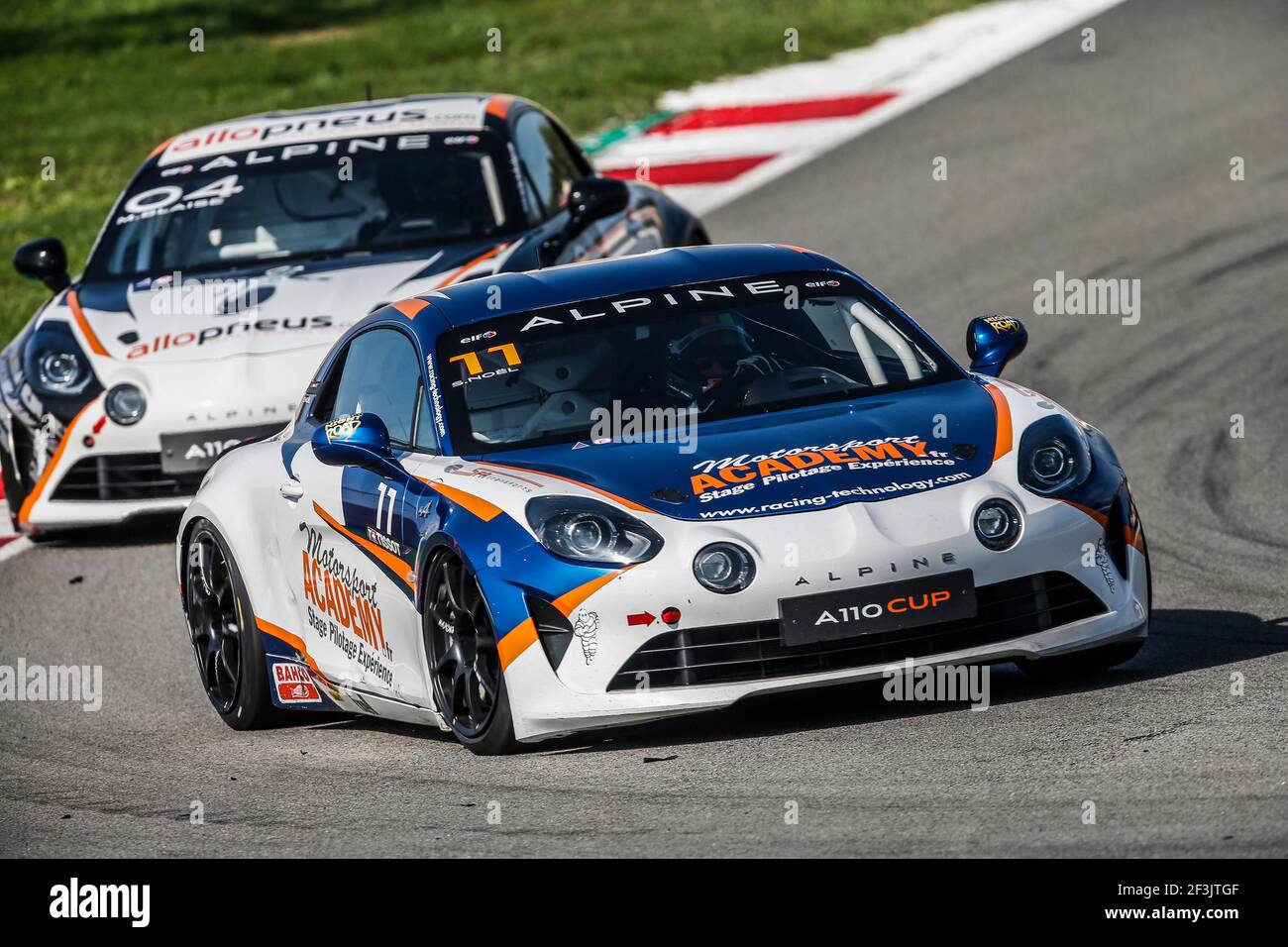 11 NOEL Sylvain (fra), Alpine A 110 Europa Cup Team Racing Technology, action lors de la coupe Alpine Europa 2018 à Barcelone, Espagne, du 19 au 21 octobre - photo Jean Michel le Meur / DPPI Banque D'Images