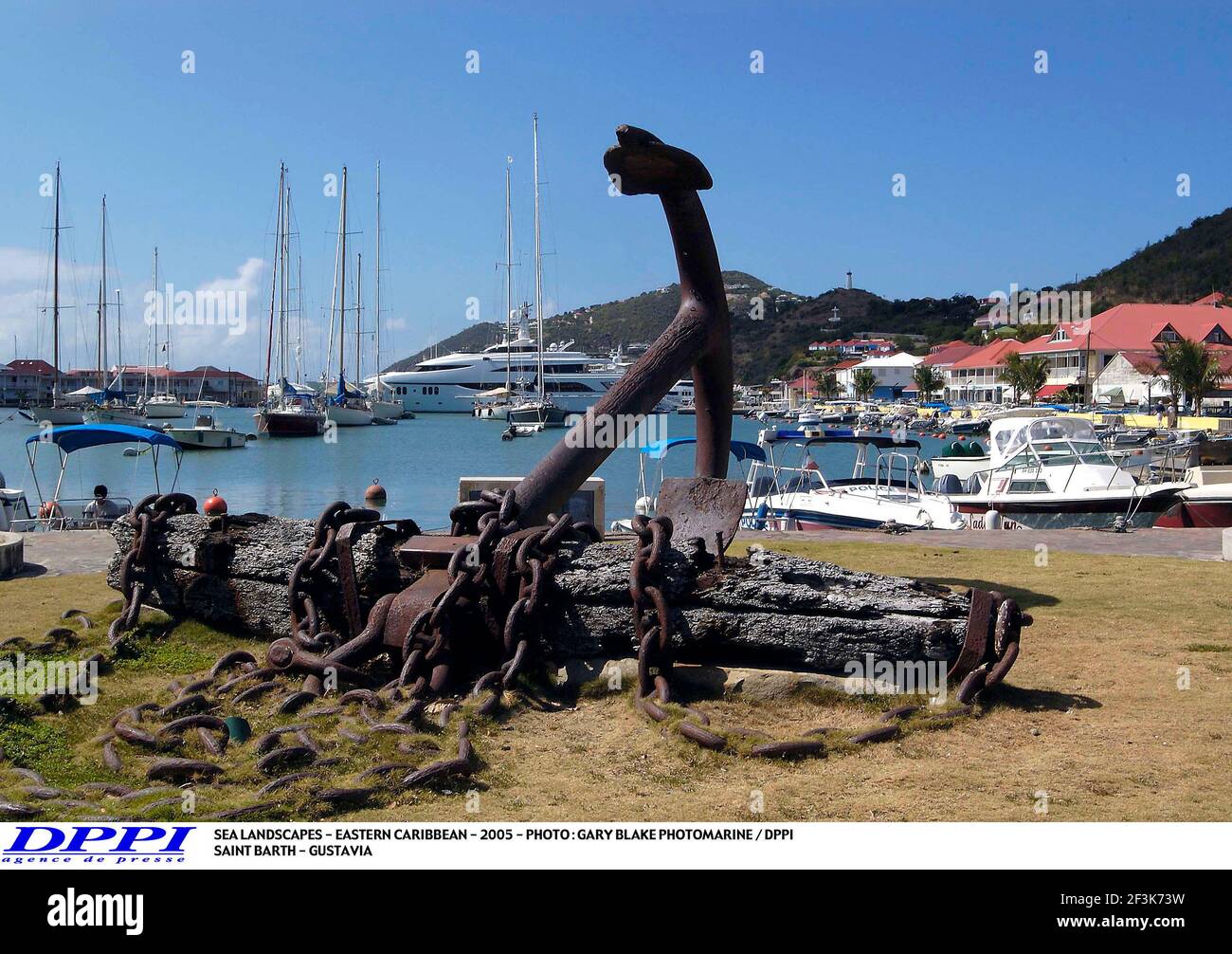 PAYSAGES MARINS - CARAÏBES ORIENTALES - 2005 - PHOTO : GARY BLAKE PHOTOMARINE / DPPI SAINT BARTH - GUSTAVIA Banque D'Images