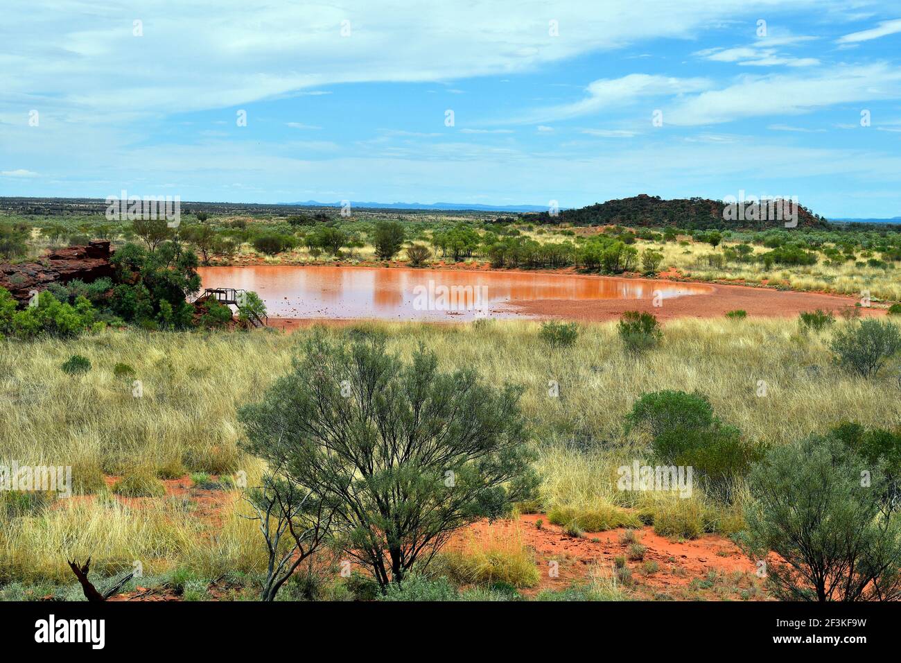 Australie, territoire du Nord, réserve de conservation publique d'Ewaninga, zone avec gravures préhistoriques Banque D'Images