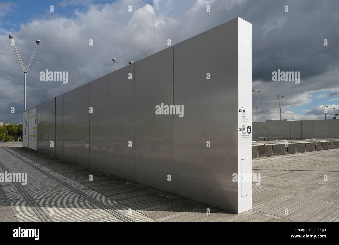 Bibliothèque nationale de France, 1989—1995 Banque D'Images