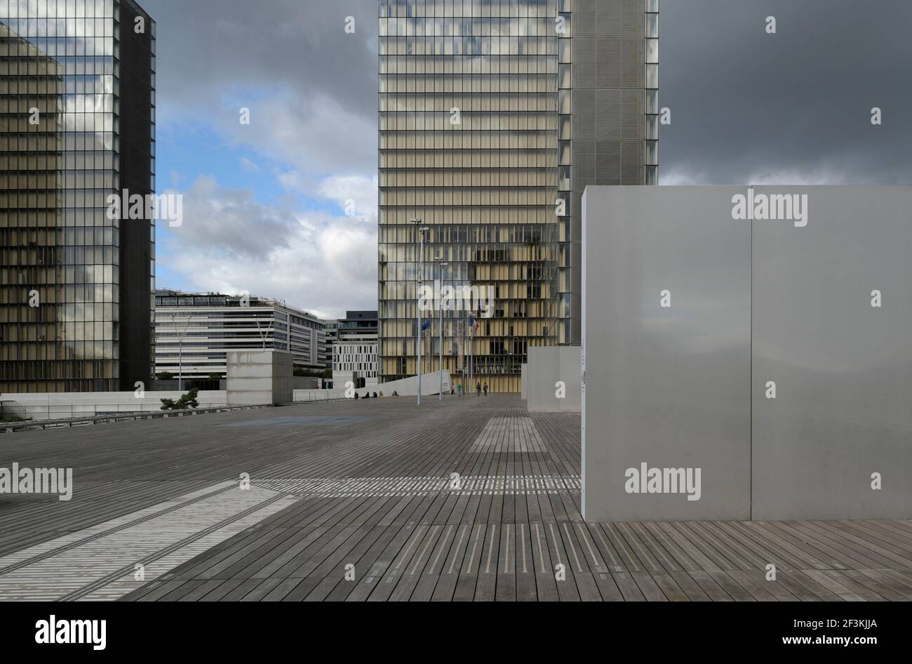 Bibliothèque nationale de France, 1989—1995 Banque D'Images