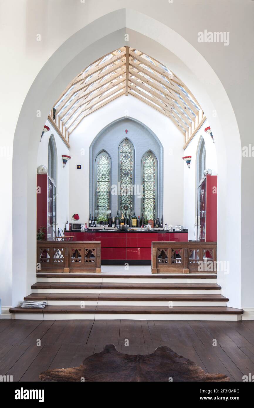 Eglise Saint Johns, route St Johns, Uxbridge. Voûte de cuisine interne Banque D'Images