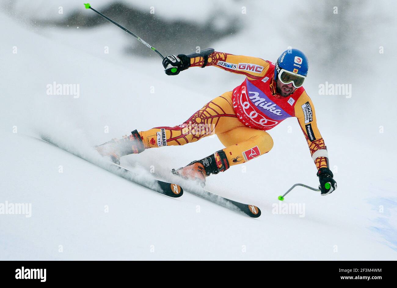 SKI ALPIN - COUPE DU MONDE 2009/2010 - VAL D'ISÈRE (FRA) - 12/12/2009 - PHOTO : GERARD BERTHOUD / DPPISUPER G MEN - MANUEL-OSBORNE PARADIS (CAN) Banque D'Images