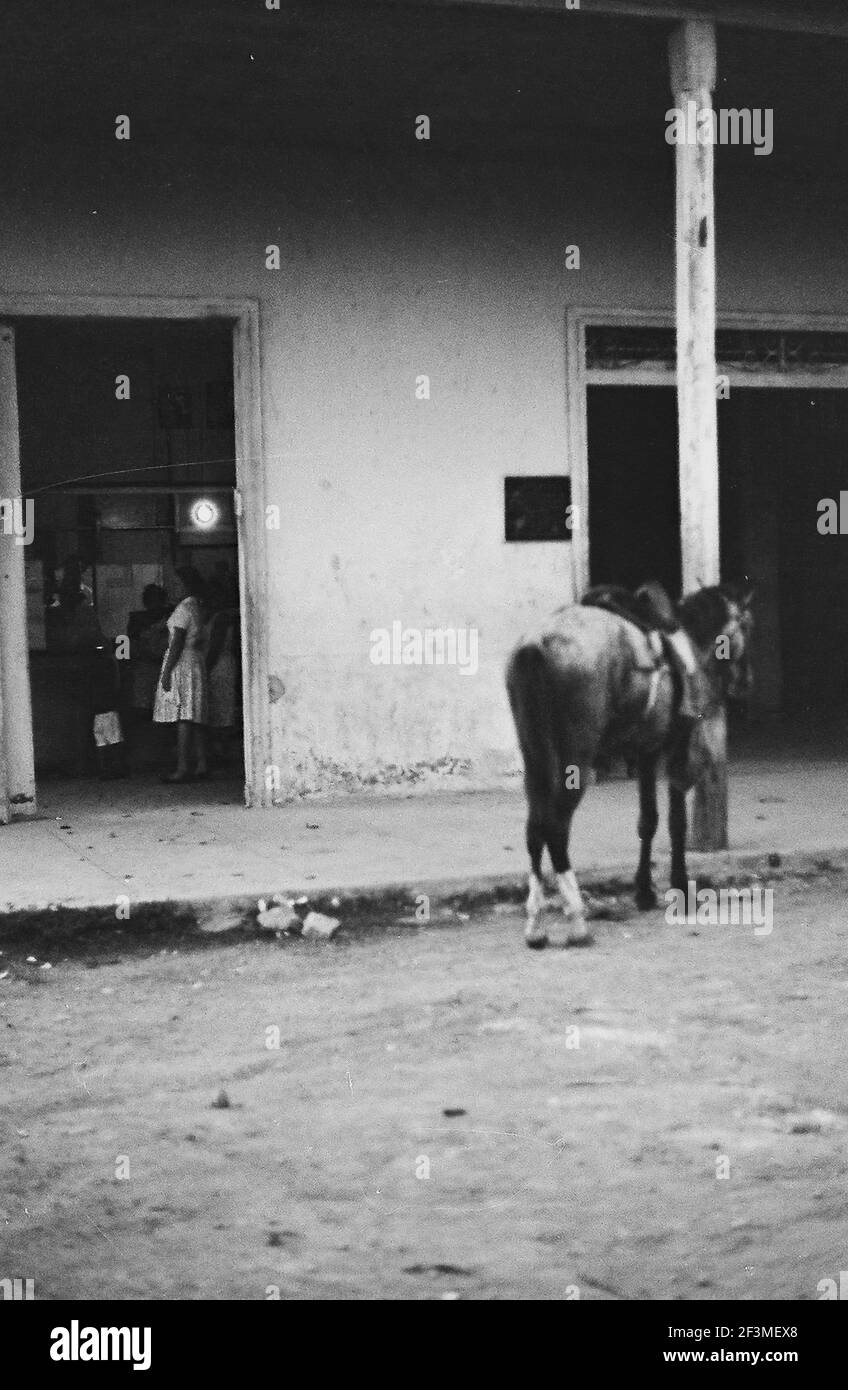 Village café, Biran, Cuba, Holguin (Cuba : province), Biran (Cuba), 1963. De la collection de photographies Deena Stryker. () Banque D'Images
