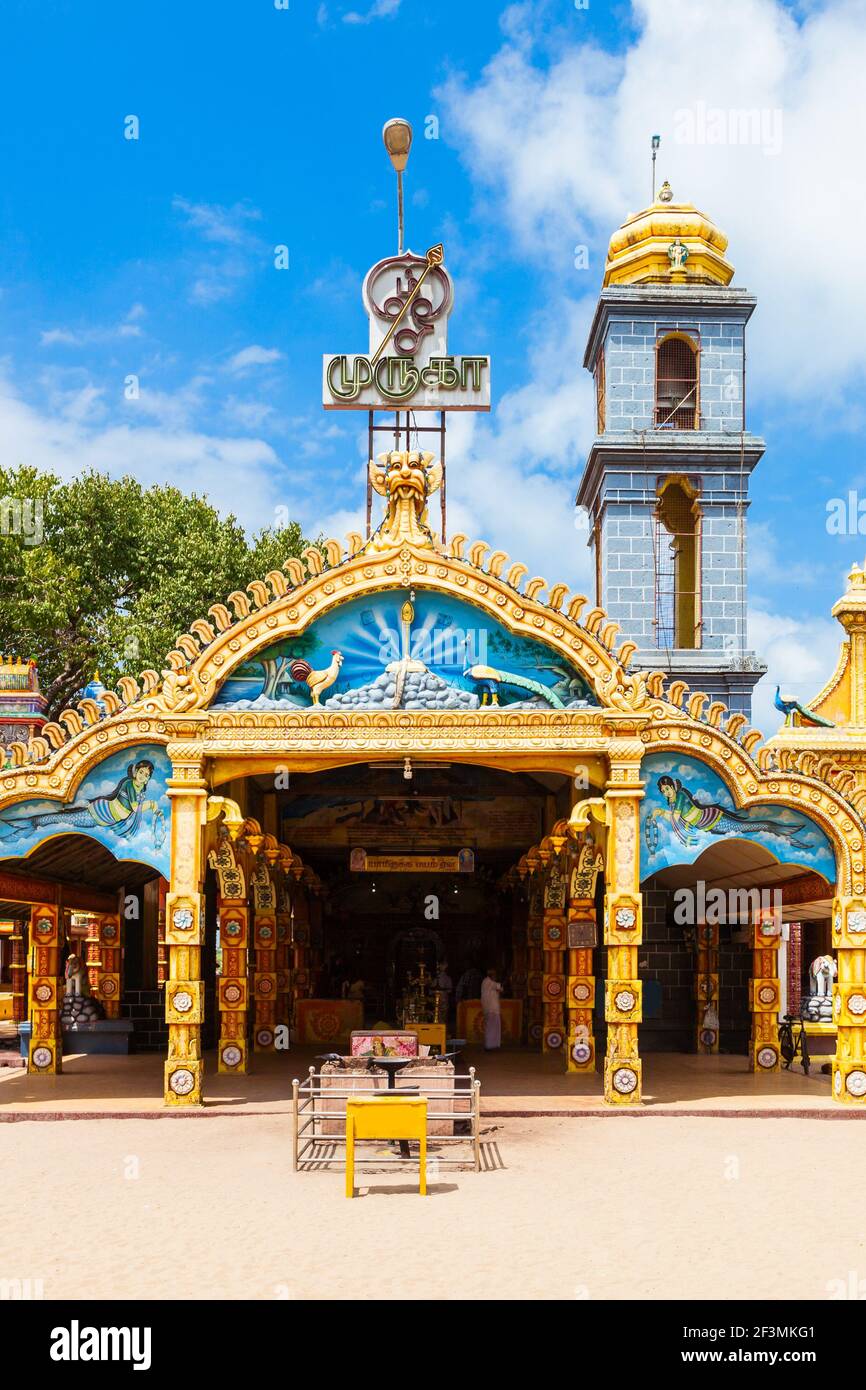 Le temple Selva Sannidhi Murugan Kovil est un temple hindou près de Jaffna, au Sri Lanka Banque D'Images