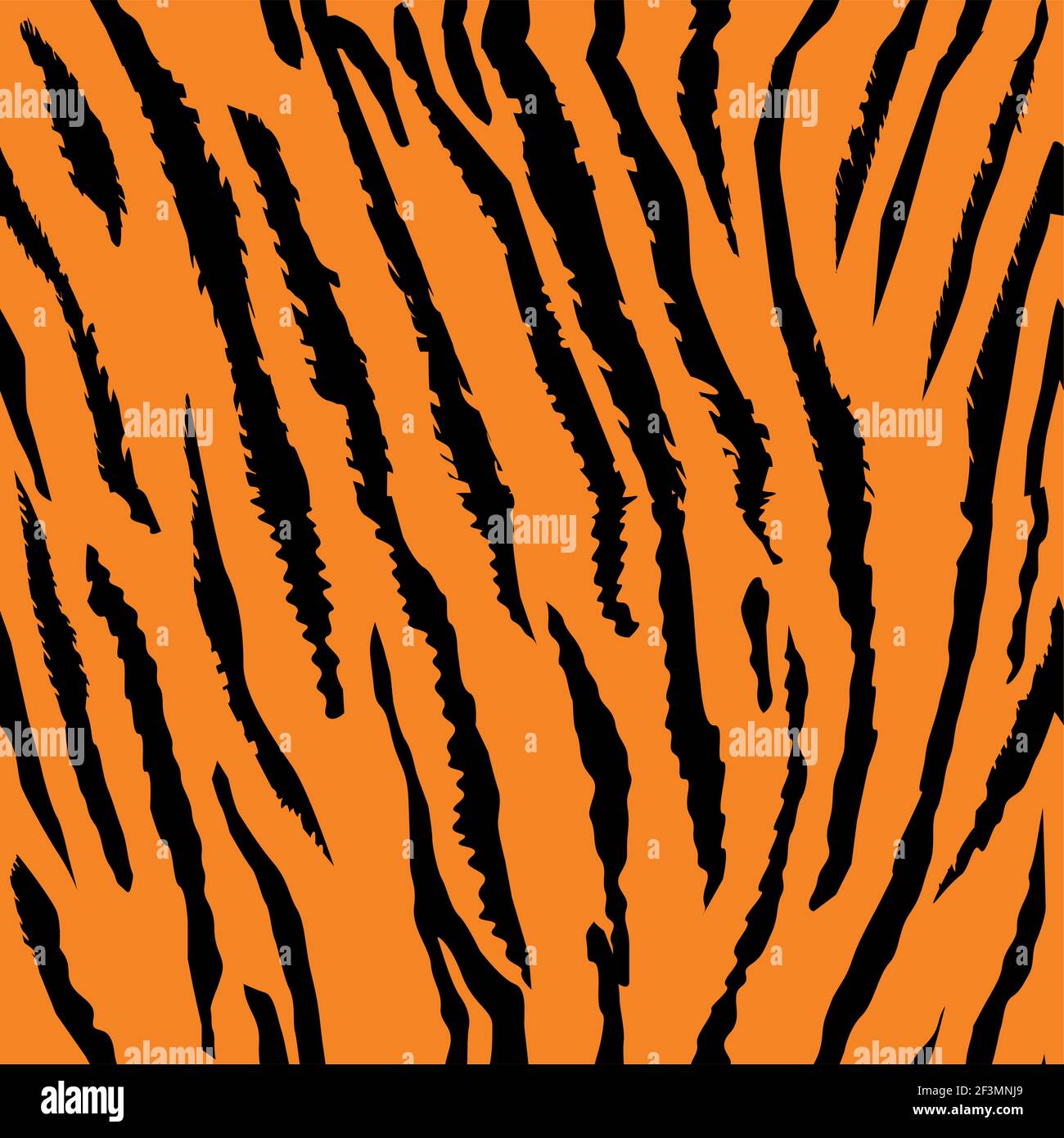 Motif de fourrure de tigre sans couture Illustration de Vecteur