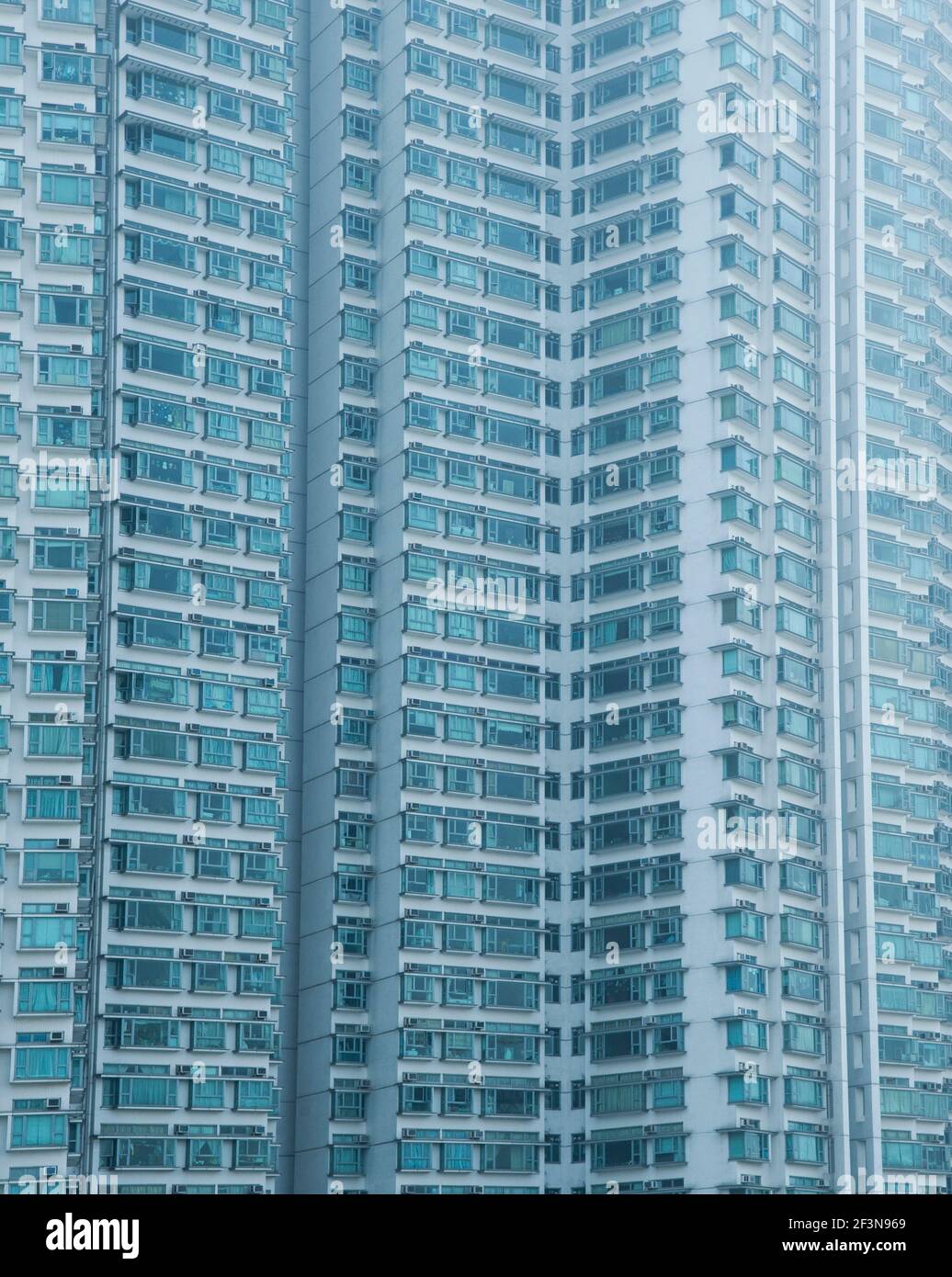 Le domaine de Yat Tung est une immense tour, zone résidentielle de l'île Lantau, dans la région administrative spécialisée de Hong Kong. Date prise 23,12,2009 Banque D'Images