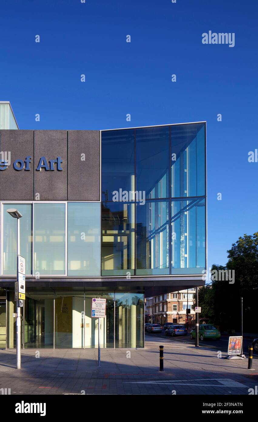 Royal College of Art, Battersea, Londres. Nouveau bâtiment pour le Royal College of Art de Londres. Banque D'Images