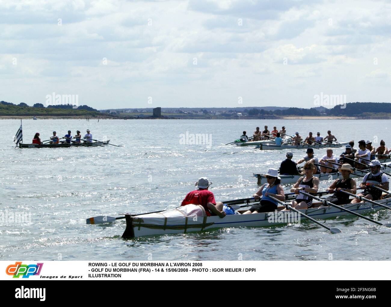 AVIRON - LE GOLF DU MORBIHAN A L'AVIRON 2008 - GOLF DU MORBIHAN (FRA) - 14 & 15/06/2008 - PHOTO : IGLOR MEIJER / DPPI ILLUSTRATION Banque D'Images