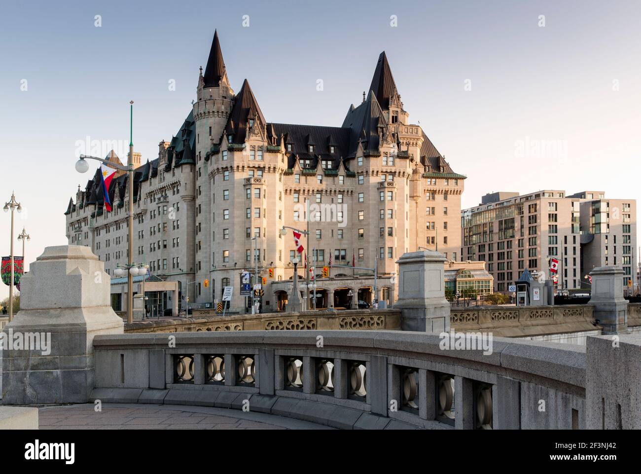 Canada, Ontario, Ottawa, hôtel Château Laurier Banque D'Images