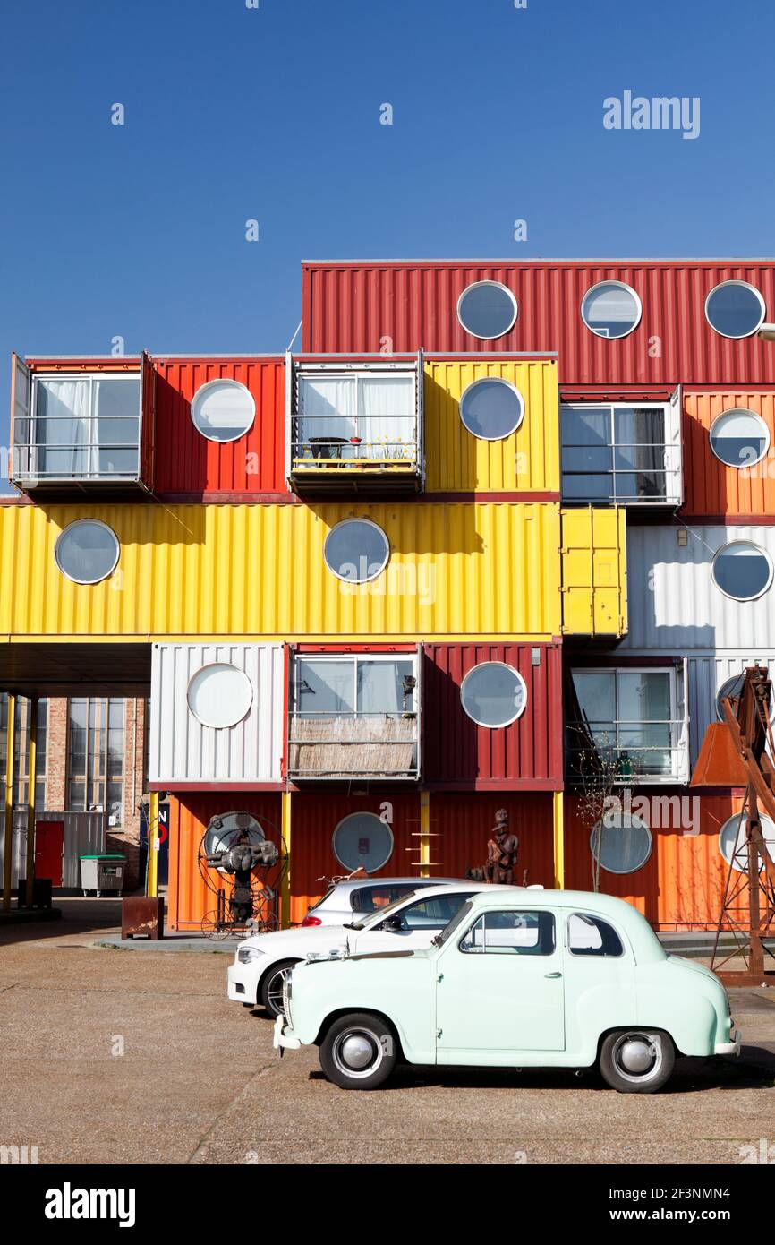 Container City 2 Development, Trinity Buoy Wharf, East India Docks, Londres, E14. Banque D'Images