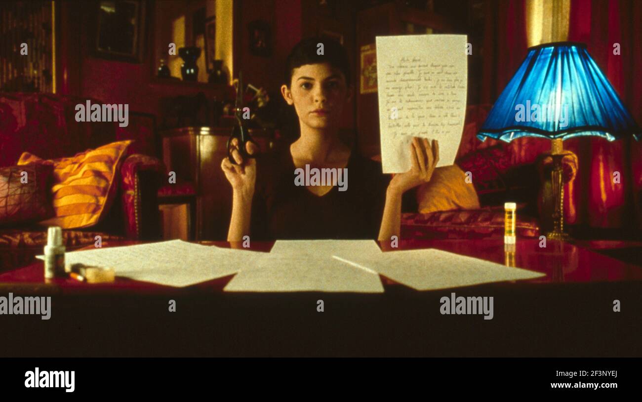 Le Fabuleux destin d'Amélie Poulain année : 2001 France Directeur : Jean-Pierre Jeunet Audrey Tautou Banque D'Images