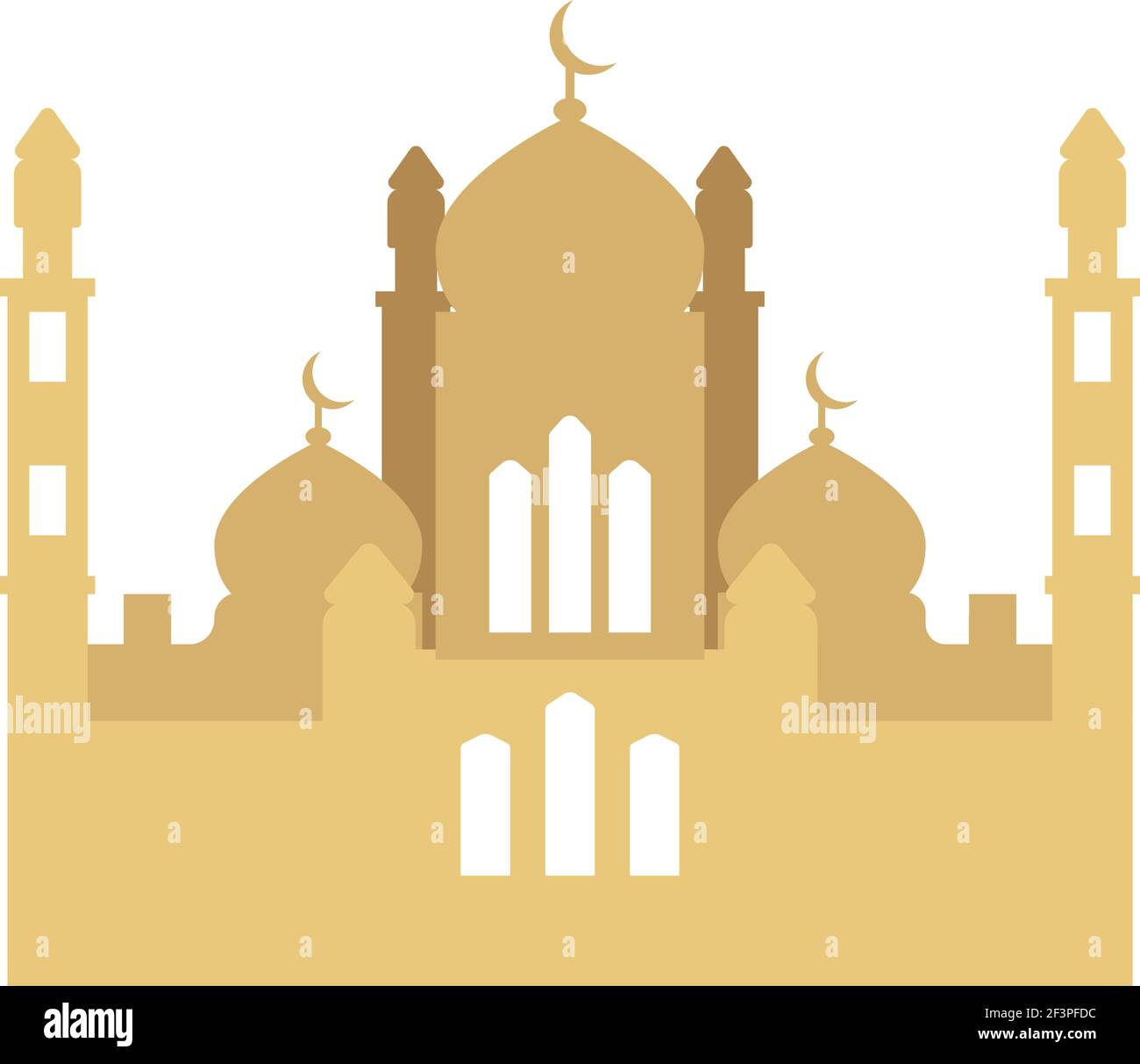 mosquée taj mahal Illustration de Vecteur