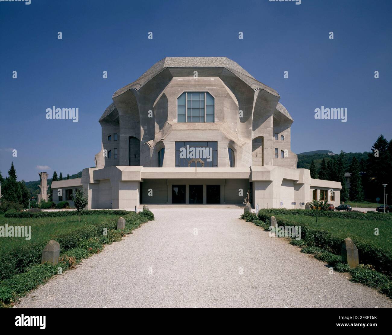 Goethesanum in Dornach, Schweiz,Eingang,Rudolf Steiner, 1928 Banque D'Images