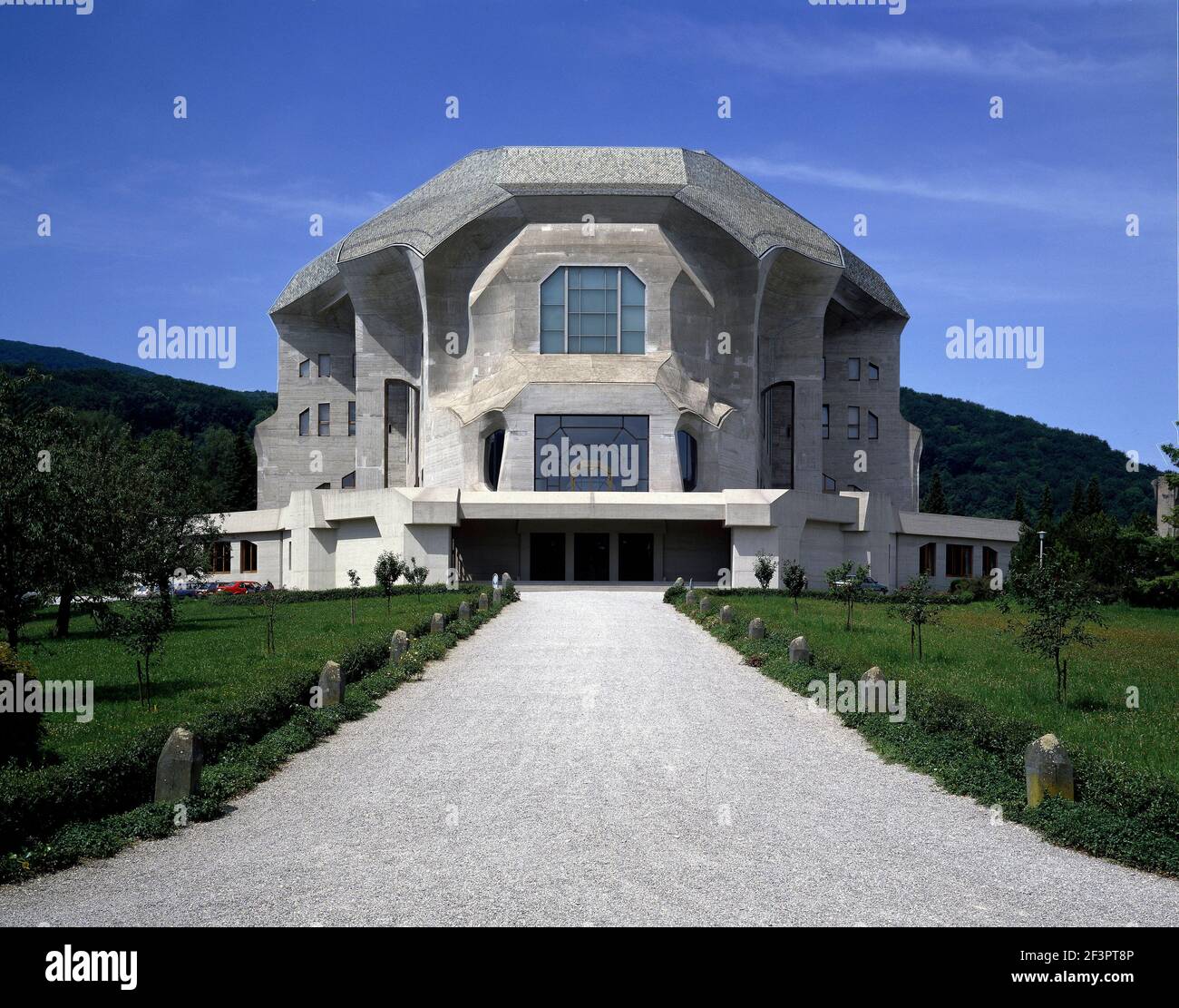 Goethesanum in Dornach, Schweiz,Eingang,Rudolf Steiner, 1928 Banque D'Images