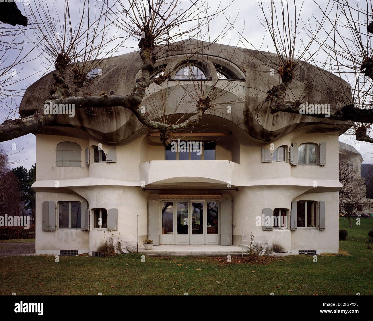 Goethesanum in Dornach, Schweiz, Haus Duldeck, 1915-16, Rudolf Steiner, 1928 Banque D'Images