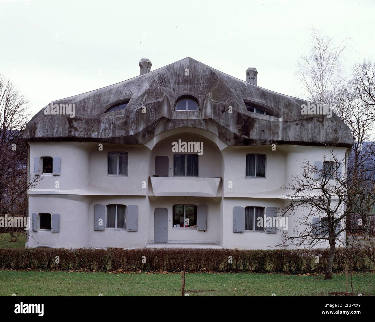 Goethesanum in Dornach, Schweiz, Haus Duldeck, 1915-16, Rudolf Steiner, 1928 Banque D'Images