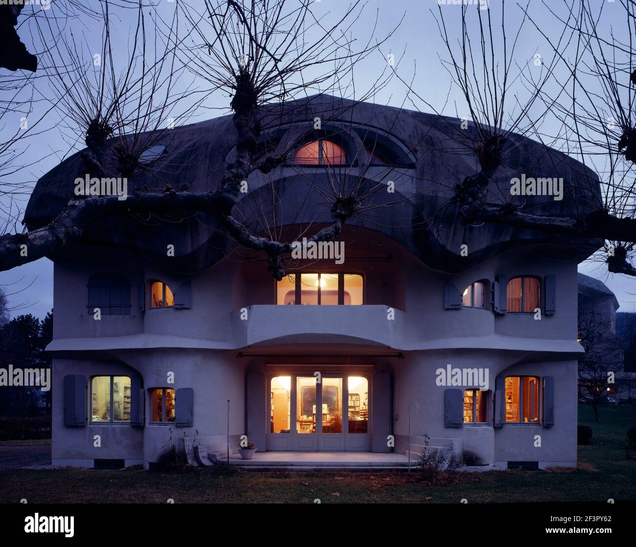 Goethesanum in Dornach, Schweiz, Haus Duldeck, 1915-16, Rudolf Steiner, 1928 Banque D'Images
