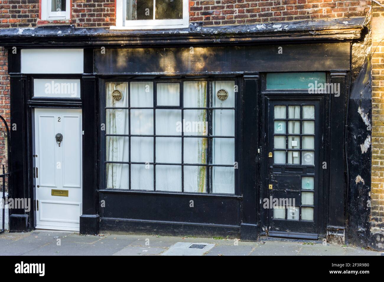 Une propriété résidentielle géorgienne à North Hill, Highgate, Londres, Royaume-Uni Banque D'Images