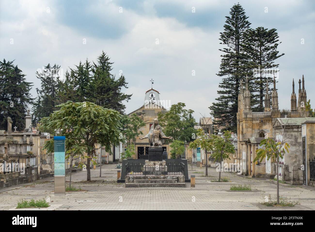 Le cimetière central de Bogota Banque D'Images