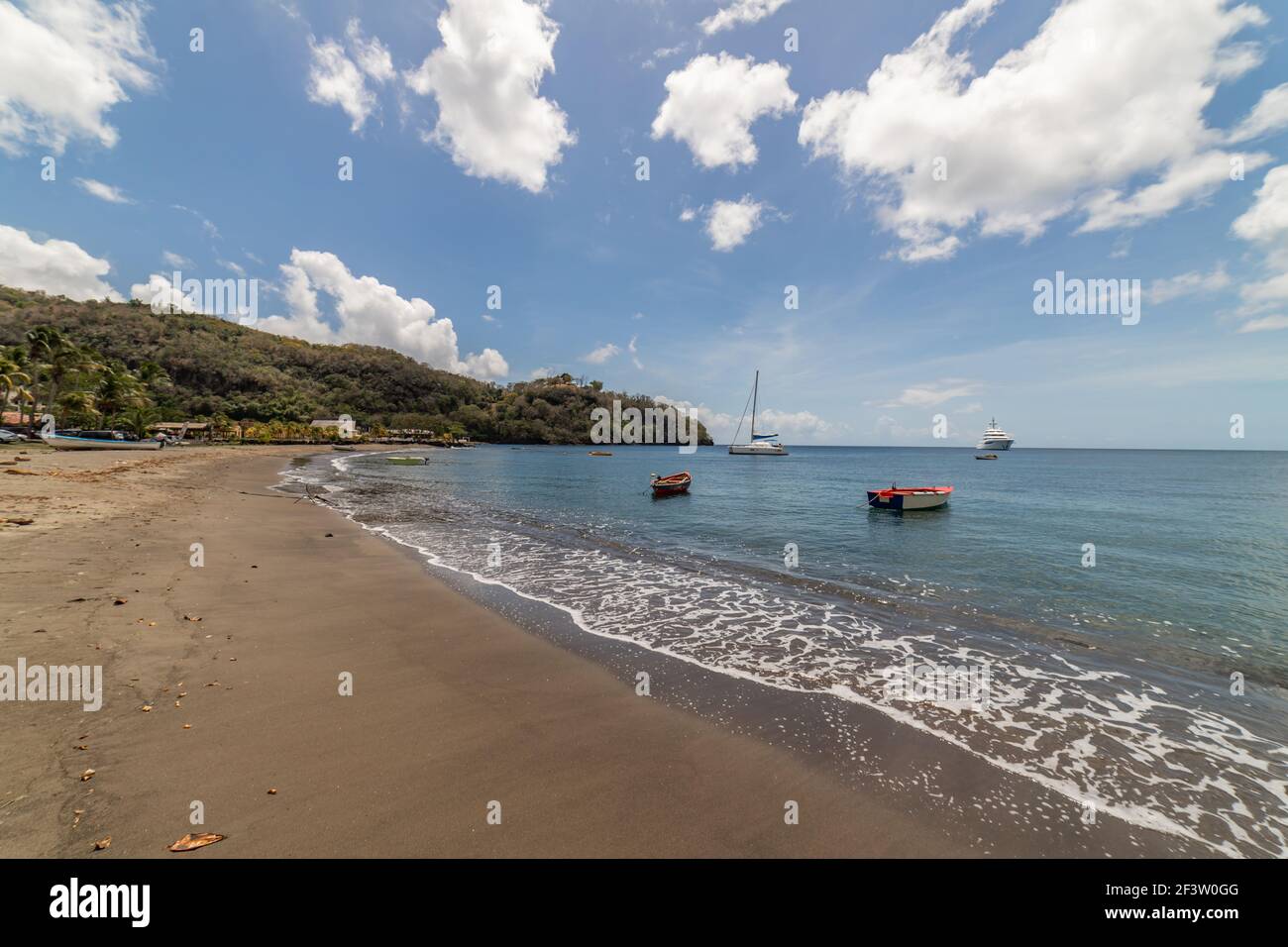 Saint Vincent et les Grenadines, Buccament Bay Banque D'Images