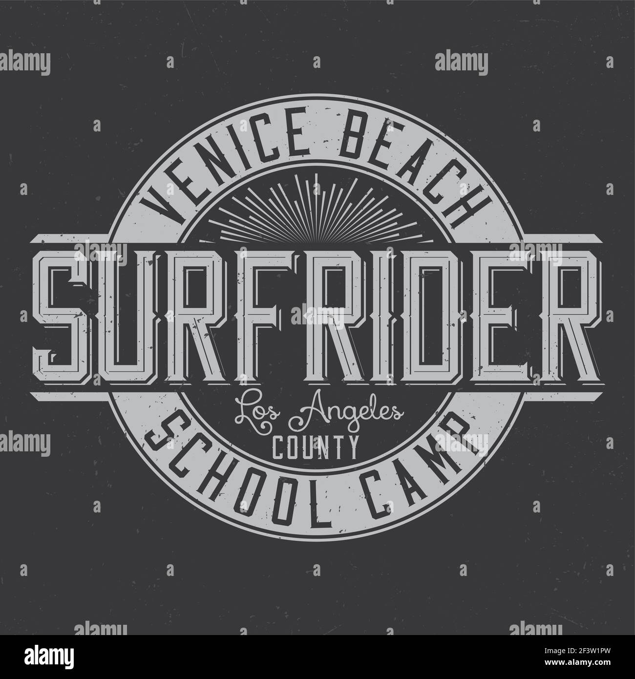 La conception de l'étiquette Vintage avec lettrage composition sur fond sombre. Illustration de Vecteur