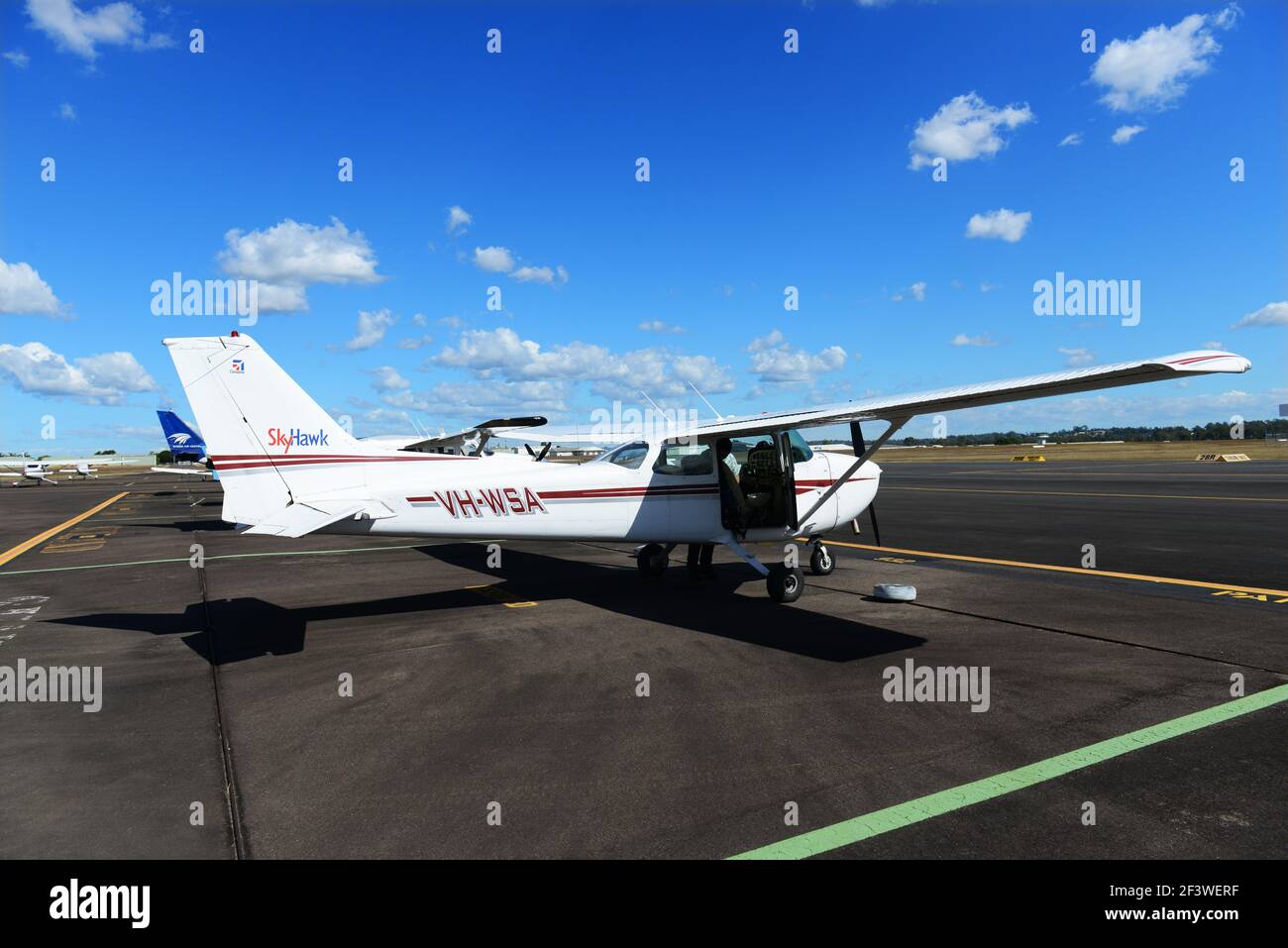 VH-WSA Cessna 172N skyhawk. Banque D'Images