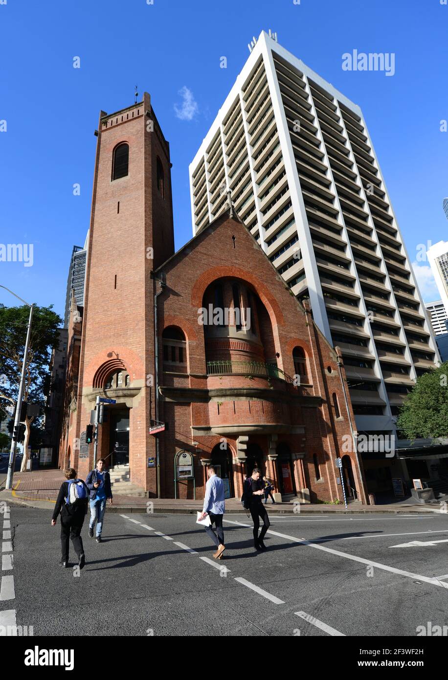 Église unifiante de St Andrew à Brisbane, Australie. Banque D'Images