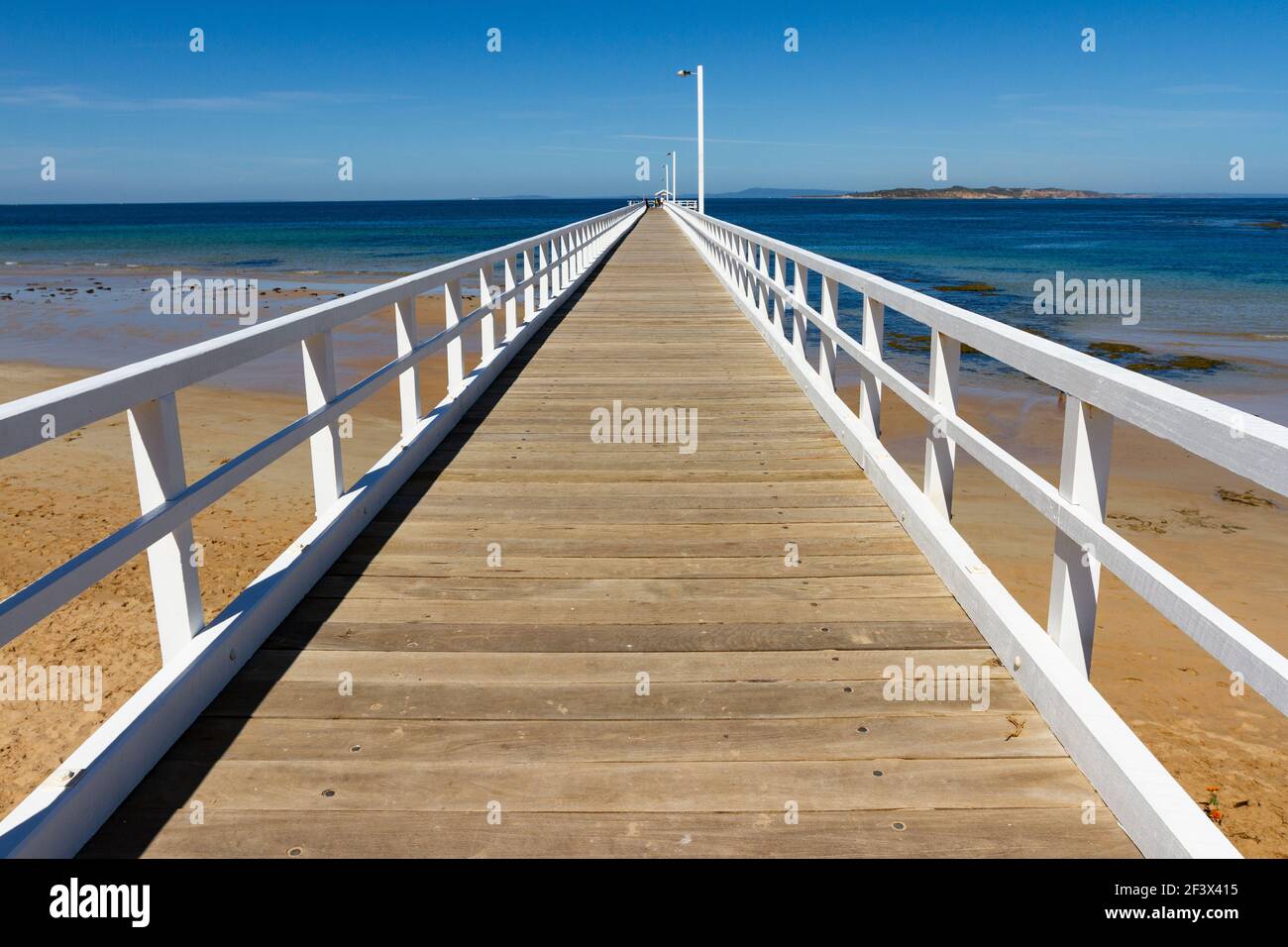 Au-delà de l'horizon Banque D'Images