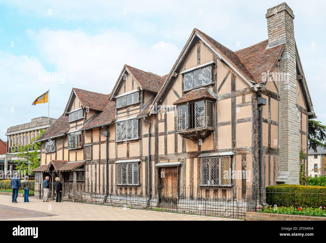 Lieu de naissance de Shakespeare où il est né en 1564 à Stratford-upon-Avon, en Angleterre Banque D'Images