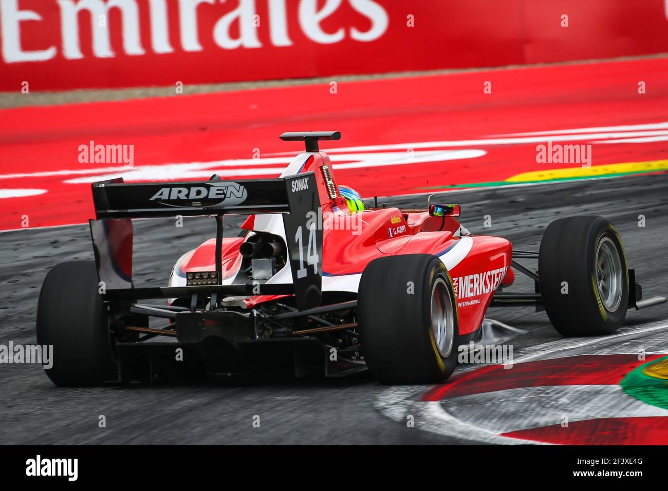 14 AUBRY Gabriel, (fra), équipe de la série GP3 Arden International, action pendant le championnat GP3 2018 de la FIA du 28 juin au 1er juillet, à Spielberg, Autriche - photo Sebastiaan Rozendaal / DPPI Banque D'Images