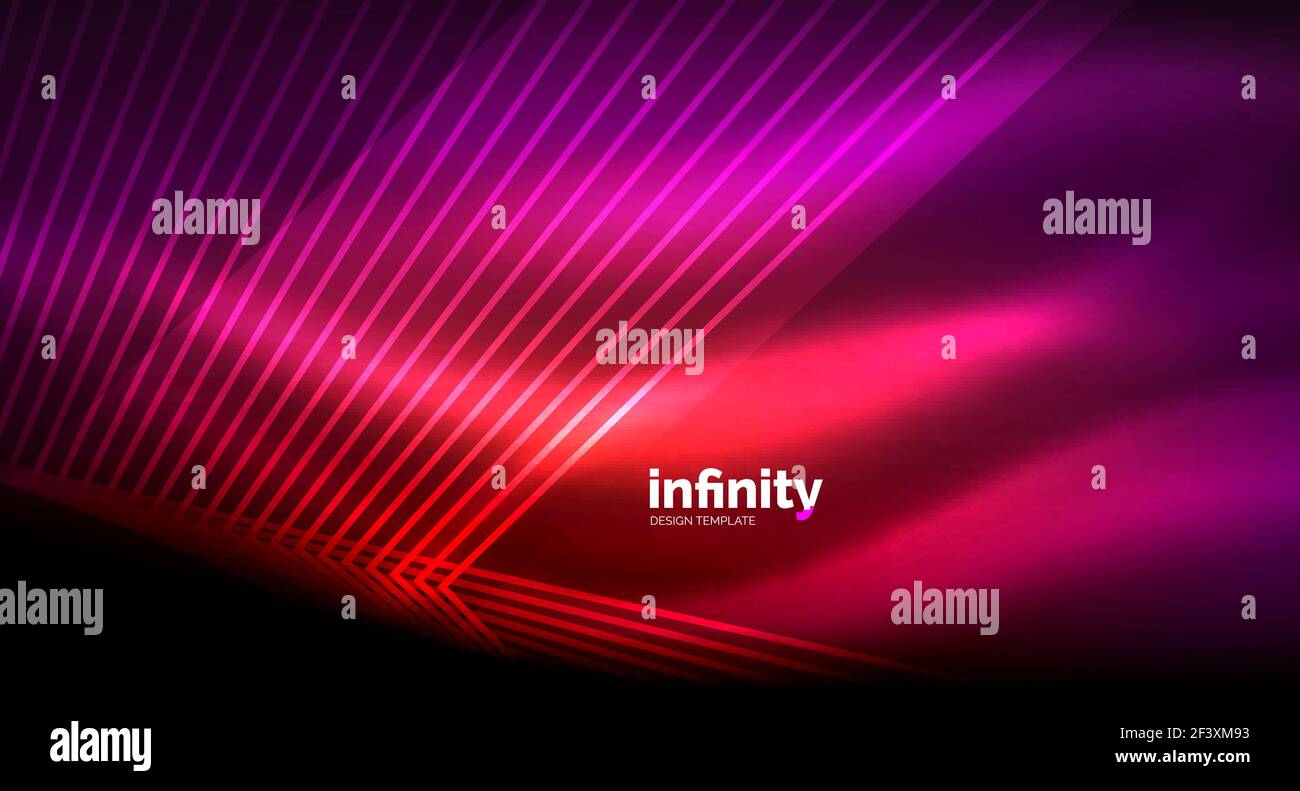 Les lignes droites brillant sur fond sombre, de la techno moderne numérique modèle. Les lignes droites brillant sur fond sombre, de la techno moderne numérique modèle. Vector background Illustration de Vecteur