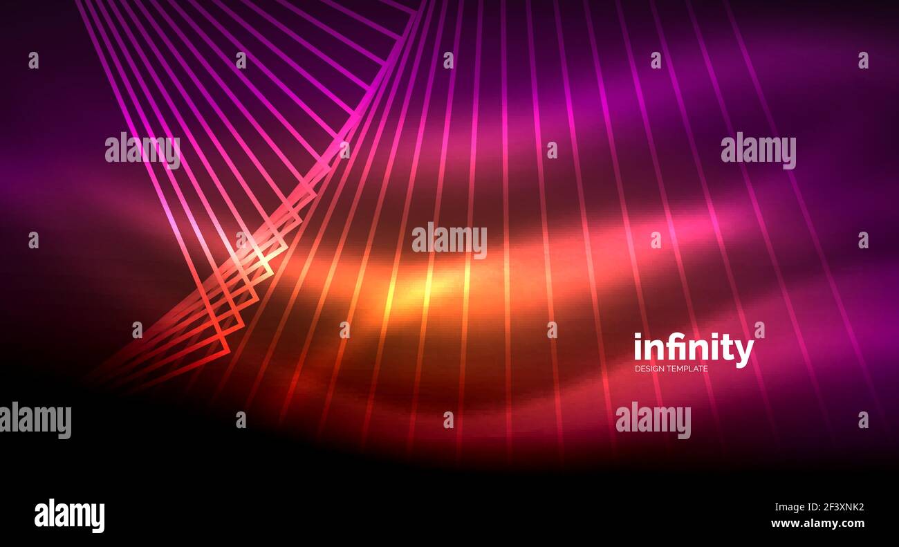 Les lignes droites brillant sur fond sombre, de la techno moderne numérique modèle. Les lignes droites brillant sur fond sombre, de la techno moderne numérique modèle. Vector background Illustration de Vecteur