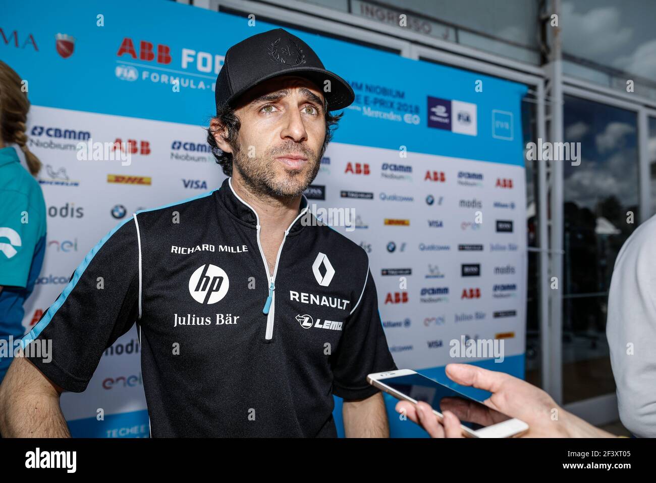 PROST Nicolas (fra) Formule E équipe Renault E.DAMS, portrait pendant le championnat de Formule E 2018, à Rome, Italie, du 14 au 15 avril - photo François Flamand / DPPI Banque D'Images