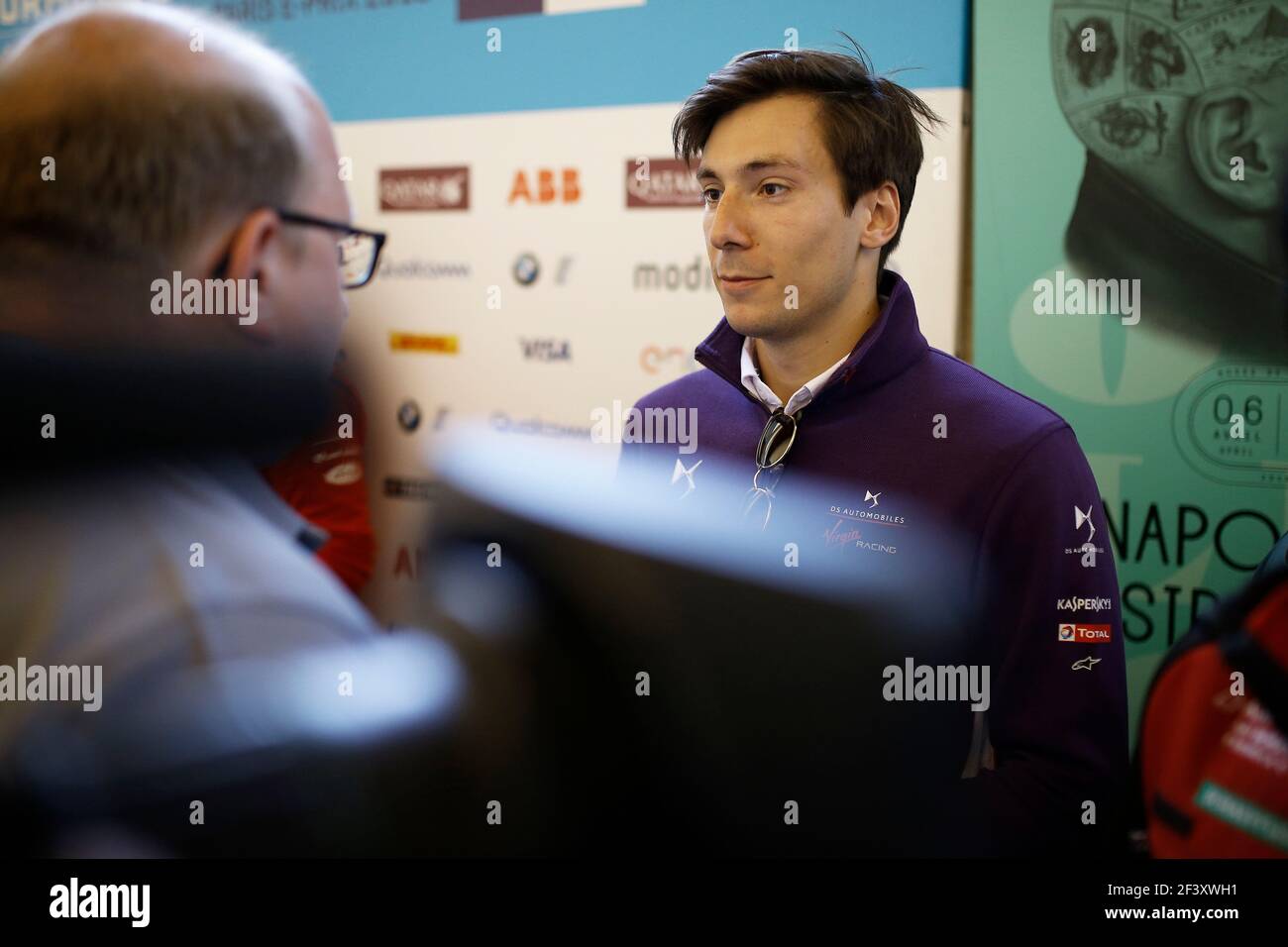 Alex LYNN (gbr) Formule E équipe DS automobiles Virgin Racing, portrait lors du championnat de Formule E 2018, à Paris, France du 27 au 29 avril - photo Jean Michel le Meur / DPPI Banque D'Images