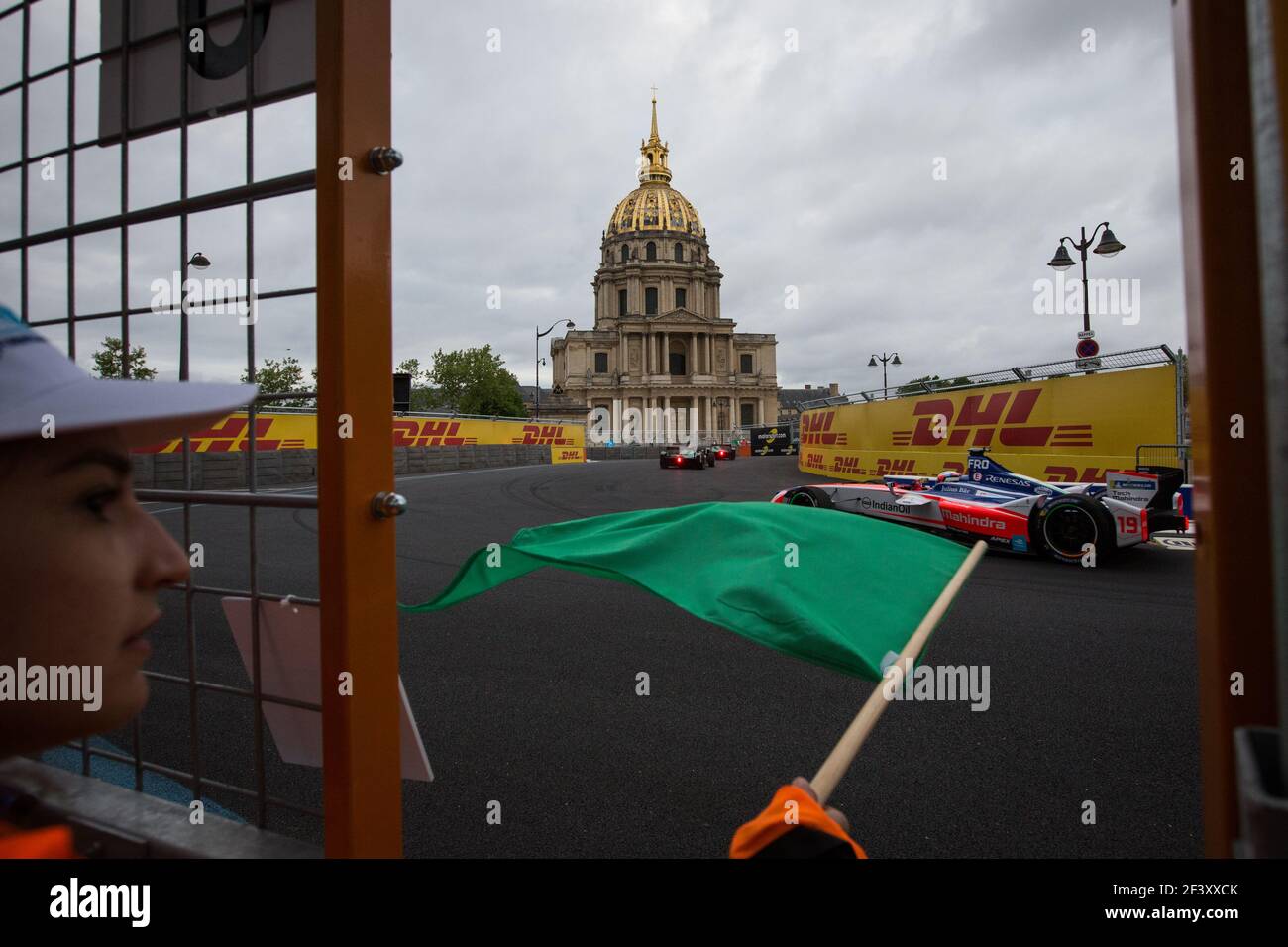 19 ROSENQVIST Felix (swe), course de Mahindra de Formule E, action pendant le championnat de Formule E 2018, à Paris, France du 27 au 29 avril - photo Antonin Vincent / DPPI Banque D'Images