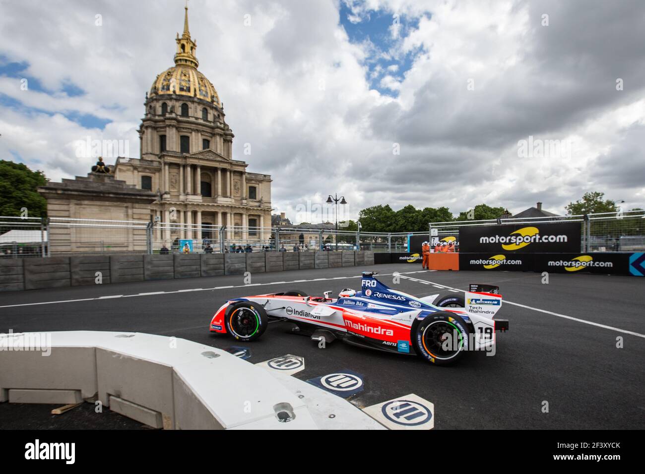 19 ROSENQVIST Felix (swe), course de Mahindra de Formule E, action pendant le championnat de Formule E 2018, à Paris, France du 27 au 29 avril - photo Antonin Vincent / DPPI Banque D'Images