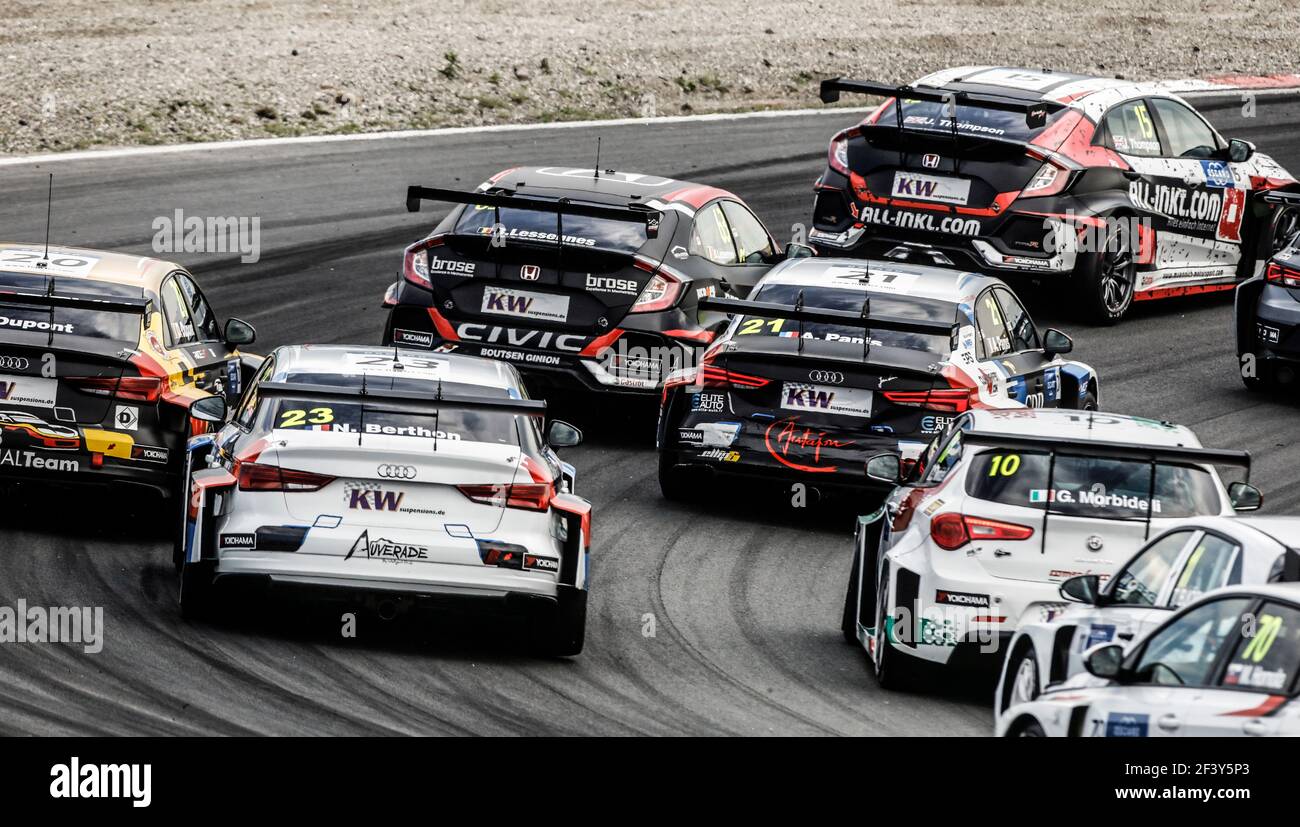 Commencez la course 3 pendant la coupe du monde de voiture de tourisme WTCR 19 de la FIA à Zandvoort, pays-Bas du 21 au 2018 mai - photo François Flamand / DPPI Banque D'Images