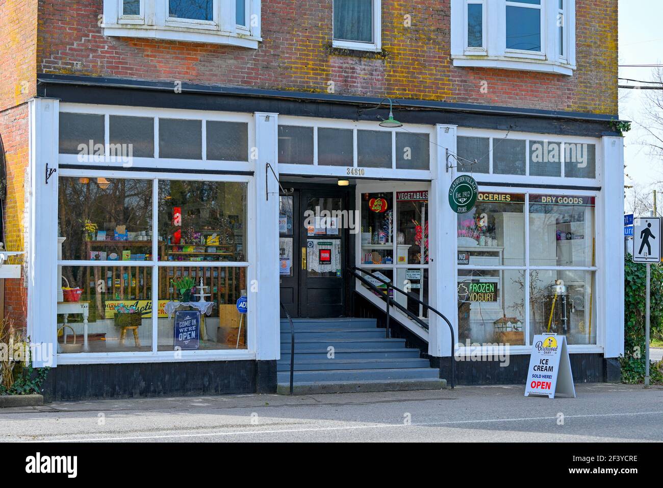 Clayburn Village General Store, Abbotsford (Colombie-Britannique), Canada Banque D'Images