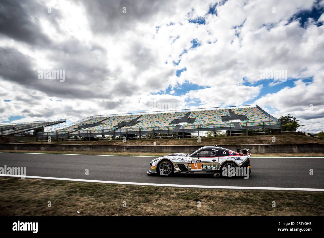 04 WALLGREN Rudolph (FAR), Ginetta G55 GT4 Team Speed car, action pendant le championnat de france 2018 du circuit FFSA GT, du 7 au 9 septembre à Magny-cours, France - photo Thomas Fenetre / DPPI Banque D'Images