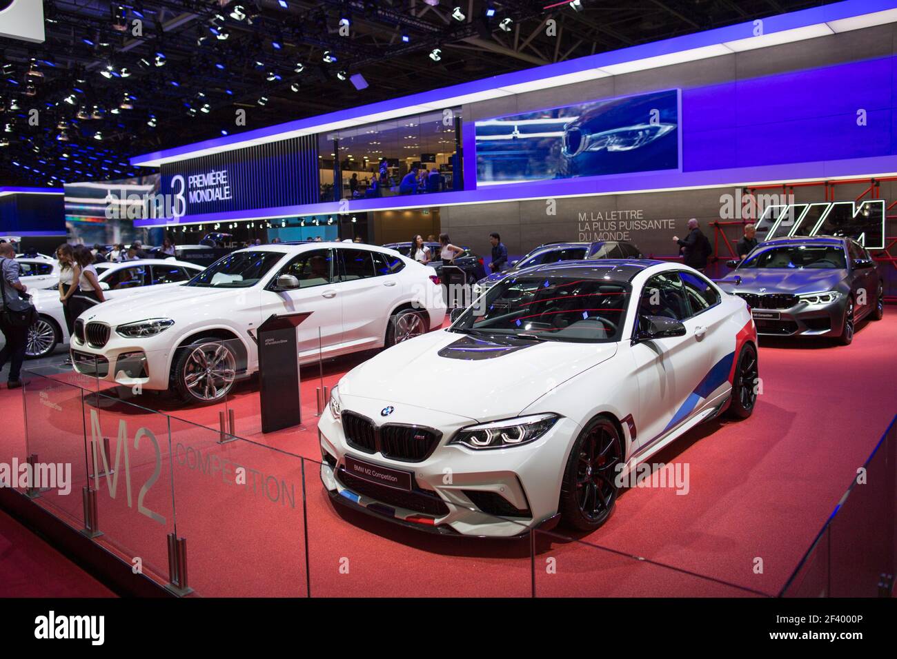 Concours BMW M2 lors du mondial de l'automobile 2018, Paris Motorshow, du 4 au 14 octobre, France - photo Antonin Vincent / DPPI Banque D'Images