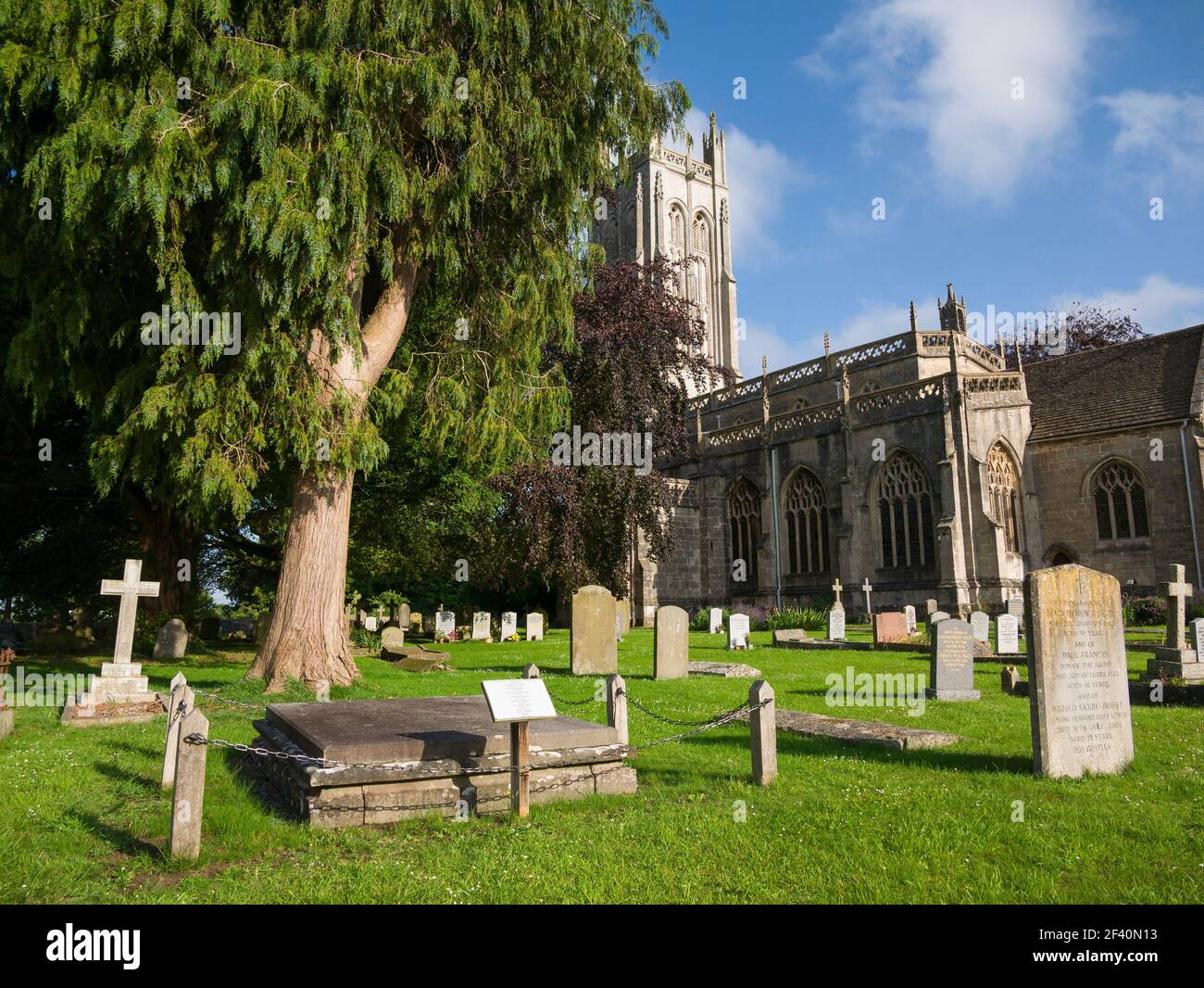 Hannah More et ses sœurs se trouvent dans le cimetière du village de Wrington, dans le nord du Somerset, en Angleterre Banque D'Images