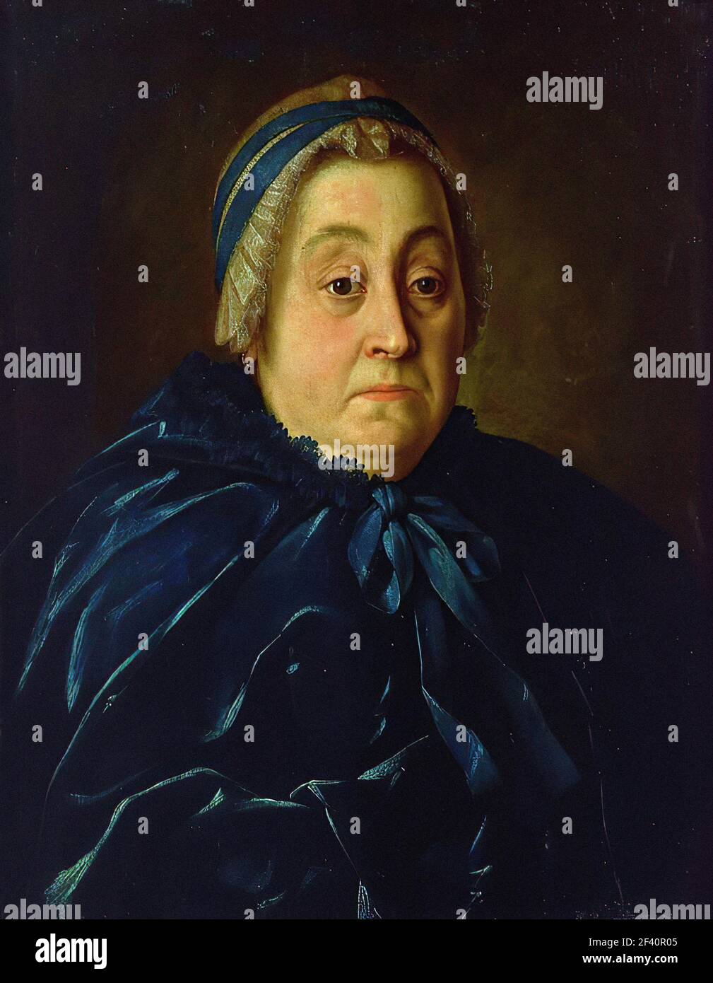 Aleksey Antropov - Vasiliyevn Buturlina 1763 Portrait Ann Banque D'Images