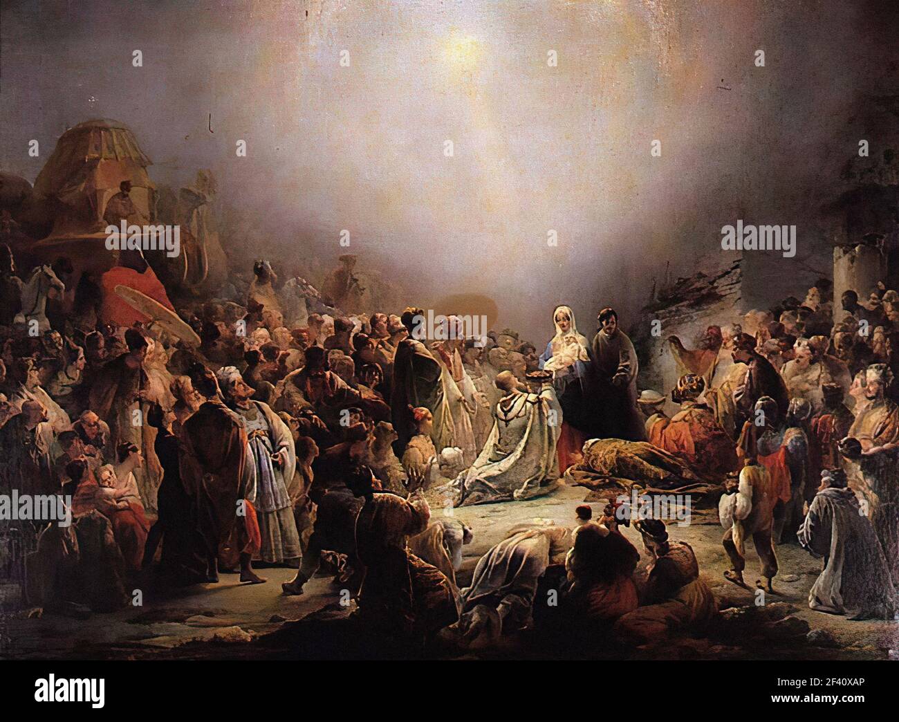Domingos Sequeira - Worship Mages 1828 Banque D'Images