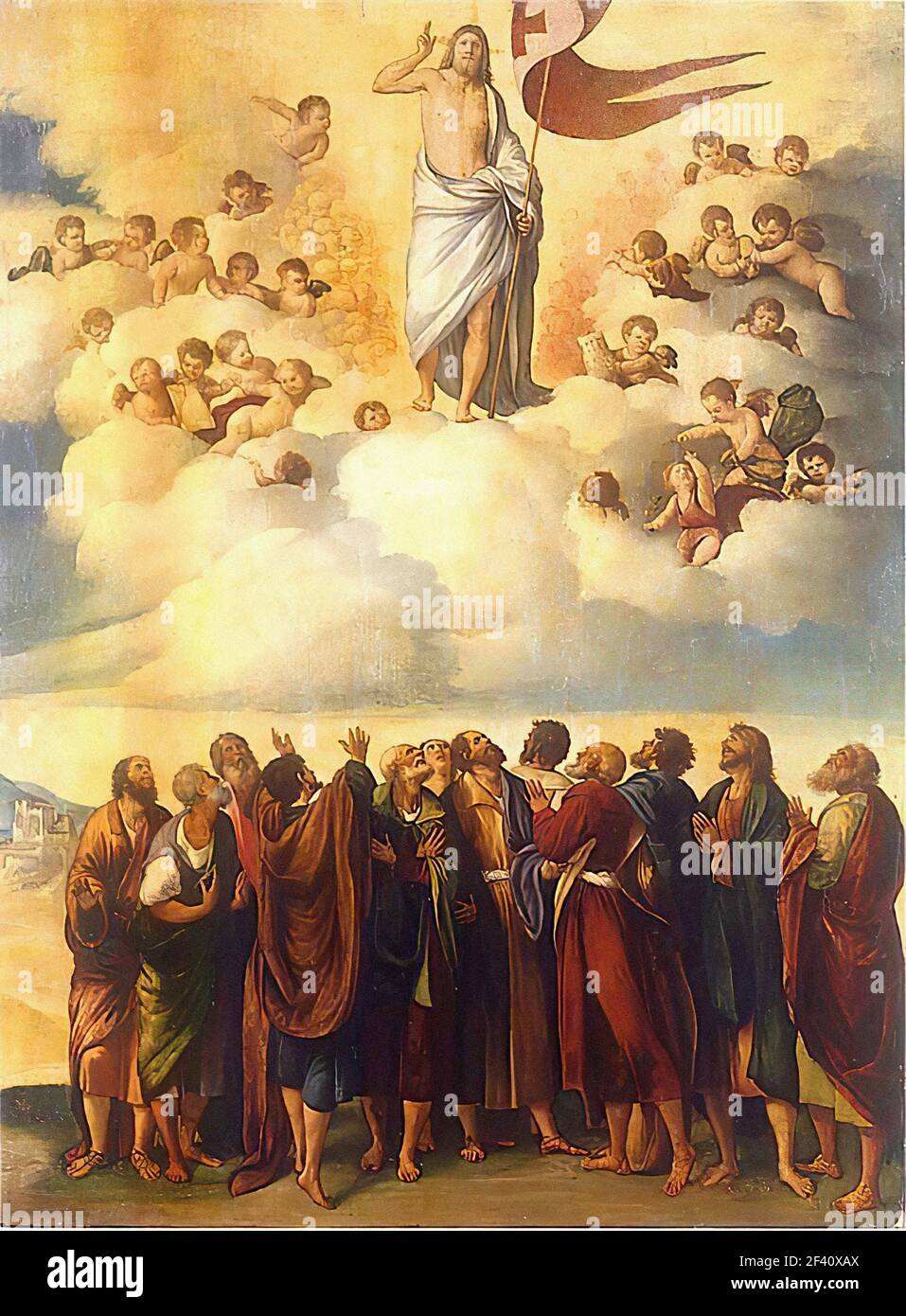 Dosso Dossi - Ascension Christ Banque D'Images