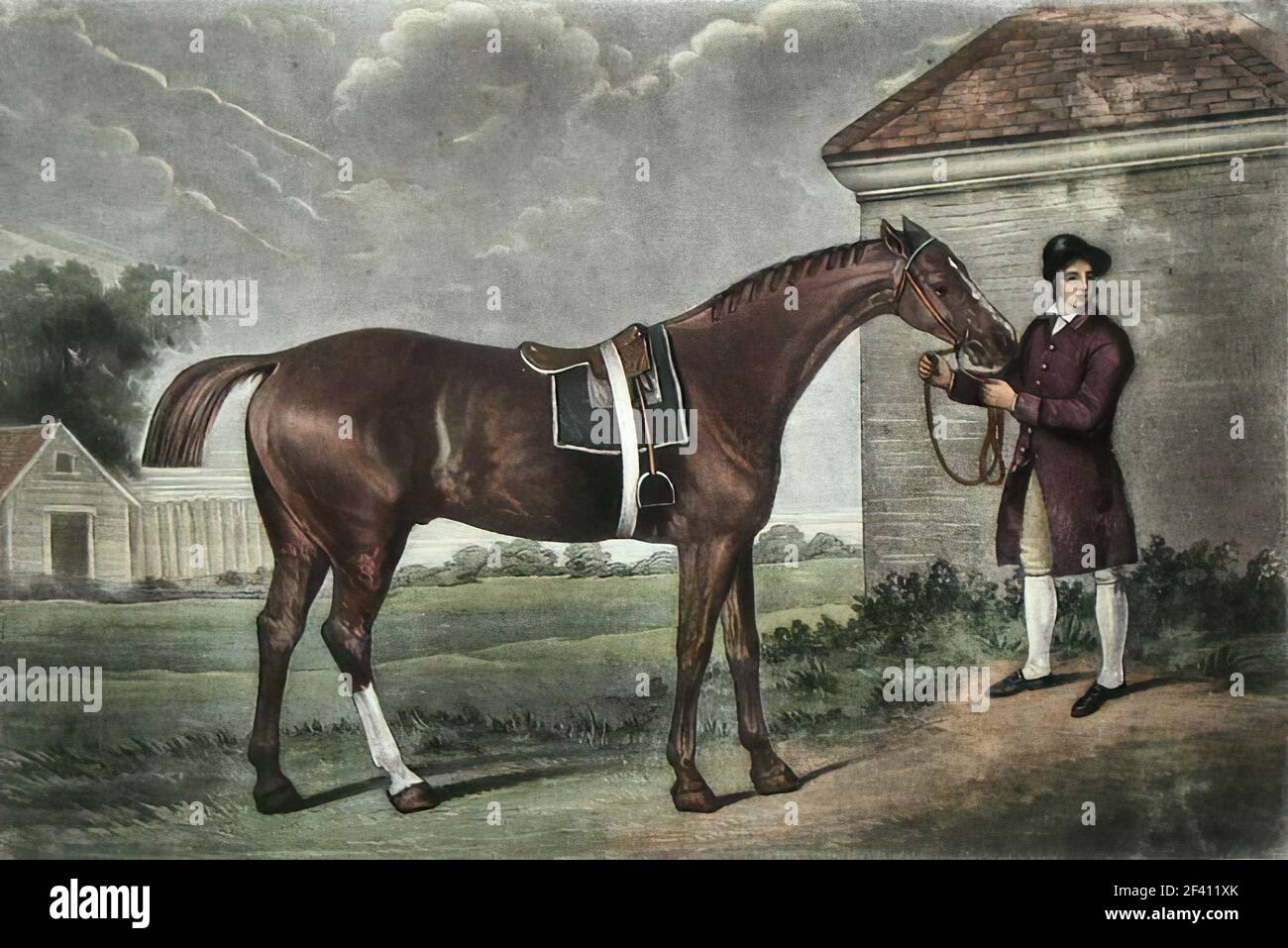 George Stubbs - Eclipse Banque D'Images