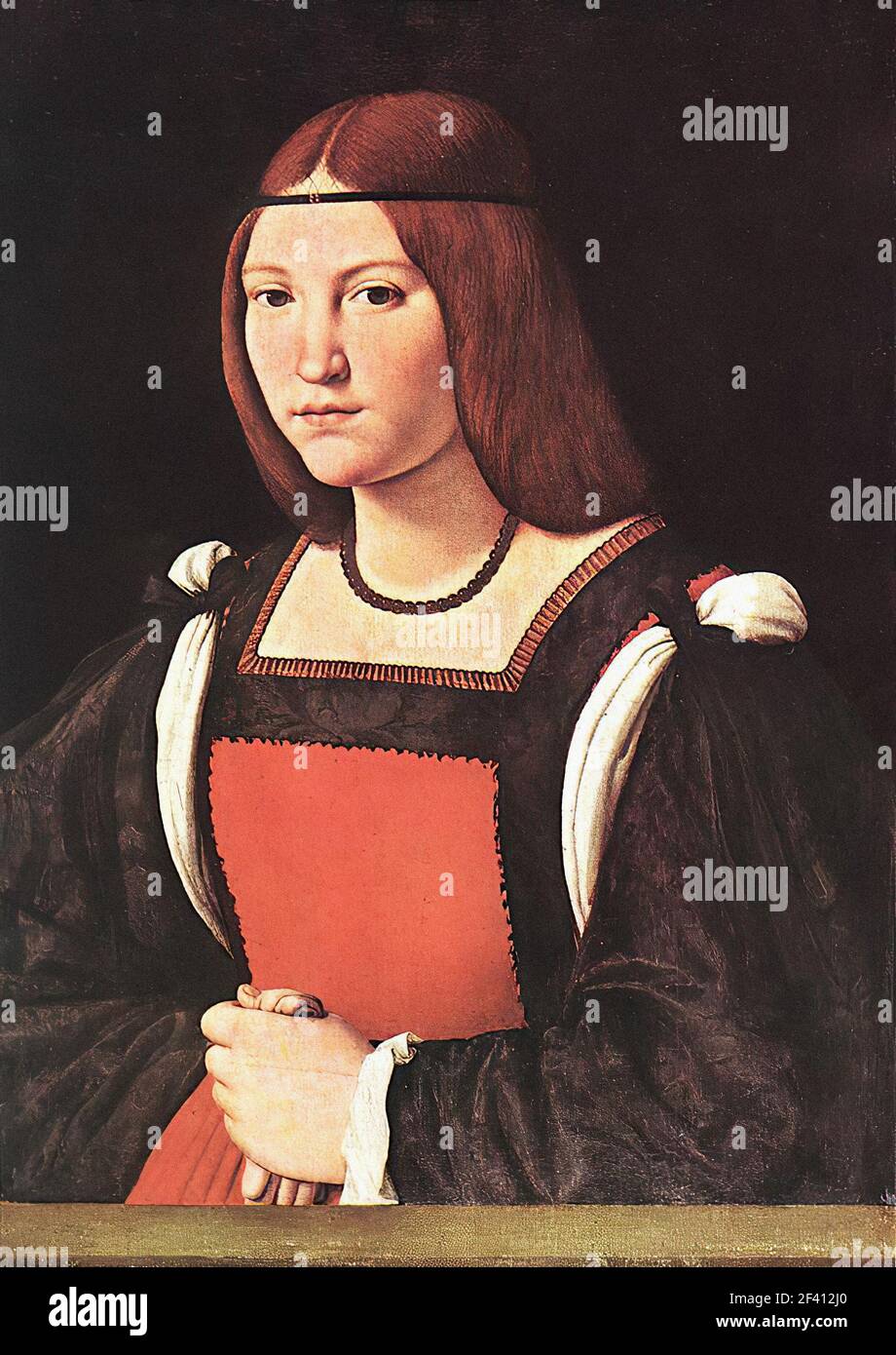 Giovanni Antonio Boltraffio - Portrait Jeune femme Banque D'Images