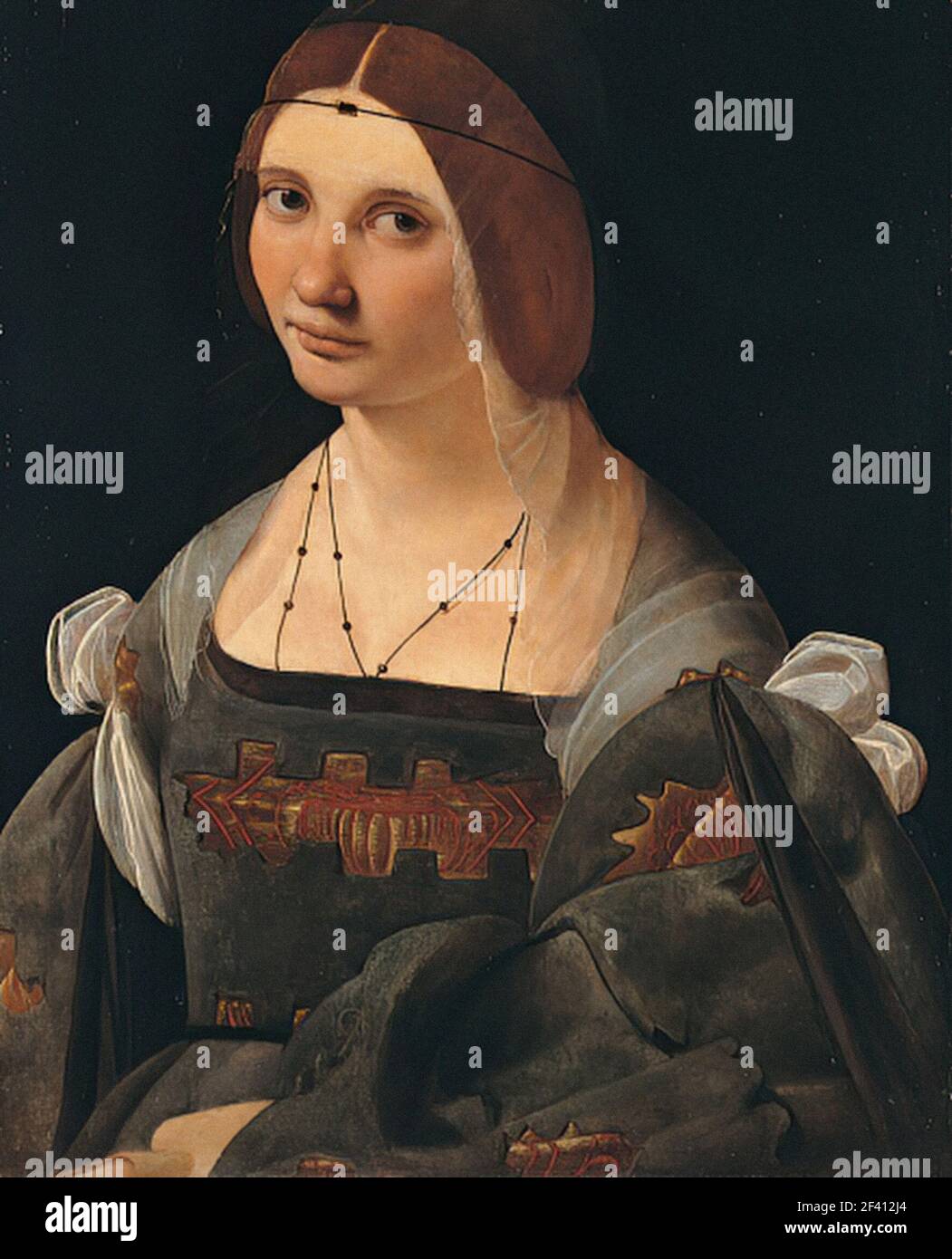 Giovanni Antonio Boltraffio - Portrait Lady Banque D'Images