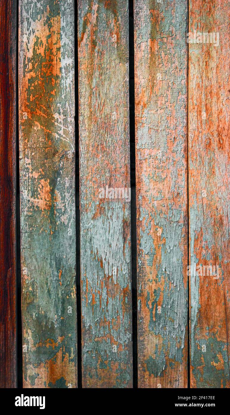 Planches rétro marron et bleu. Utilisé peint en bois mur bon comme texture ou motif d'arrière-plan. Arrière-plan de vieilles planches de bois vintage. Arrière-plan en bois de sorbde. Utilisé peint en bois mur bon comme texture ou fond. Arrière-plan en bois de sorbde Banque D'Images